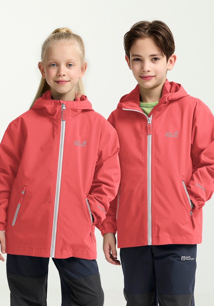 Jack Wolfskin 3-in-1-Funktionsjacke "HYBRID 3IN1 JACKET K" mit Kapuze