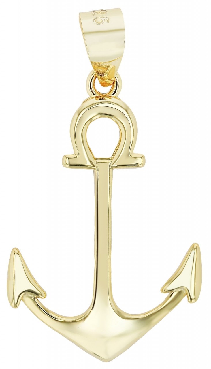 Adelia´s Kettenanhänger »eleganter Anker Anhänger aus 925 Sterling Silber« ()