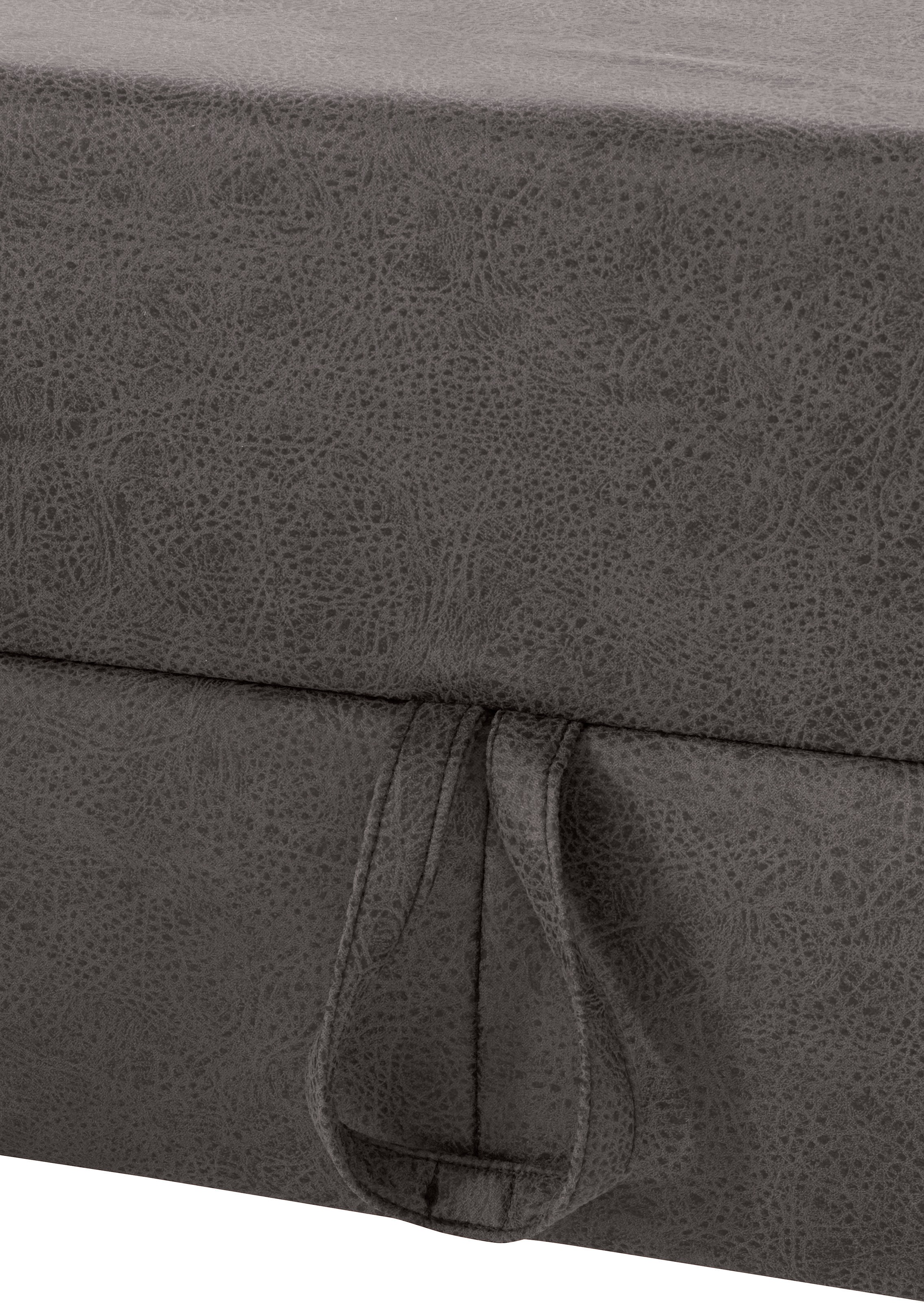 sit&more Ecksofa »Darwin L-Form«, inklusive Federkern, wahlweise mit Kopfteilverstellung, Bettfunktion