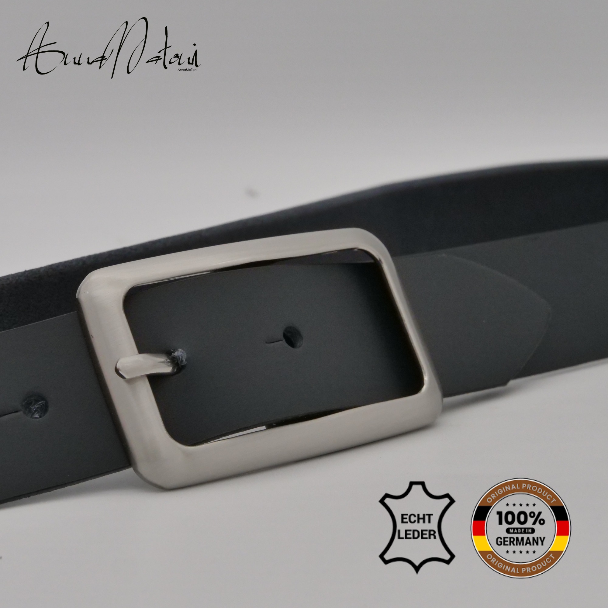 AnnaMatoni Ledergürtel "AnnaMatoni Damen Ledergürtel Basic 3cm breit echt L günstig online kaufen