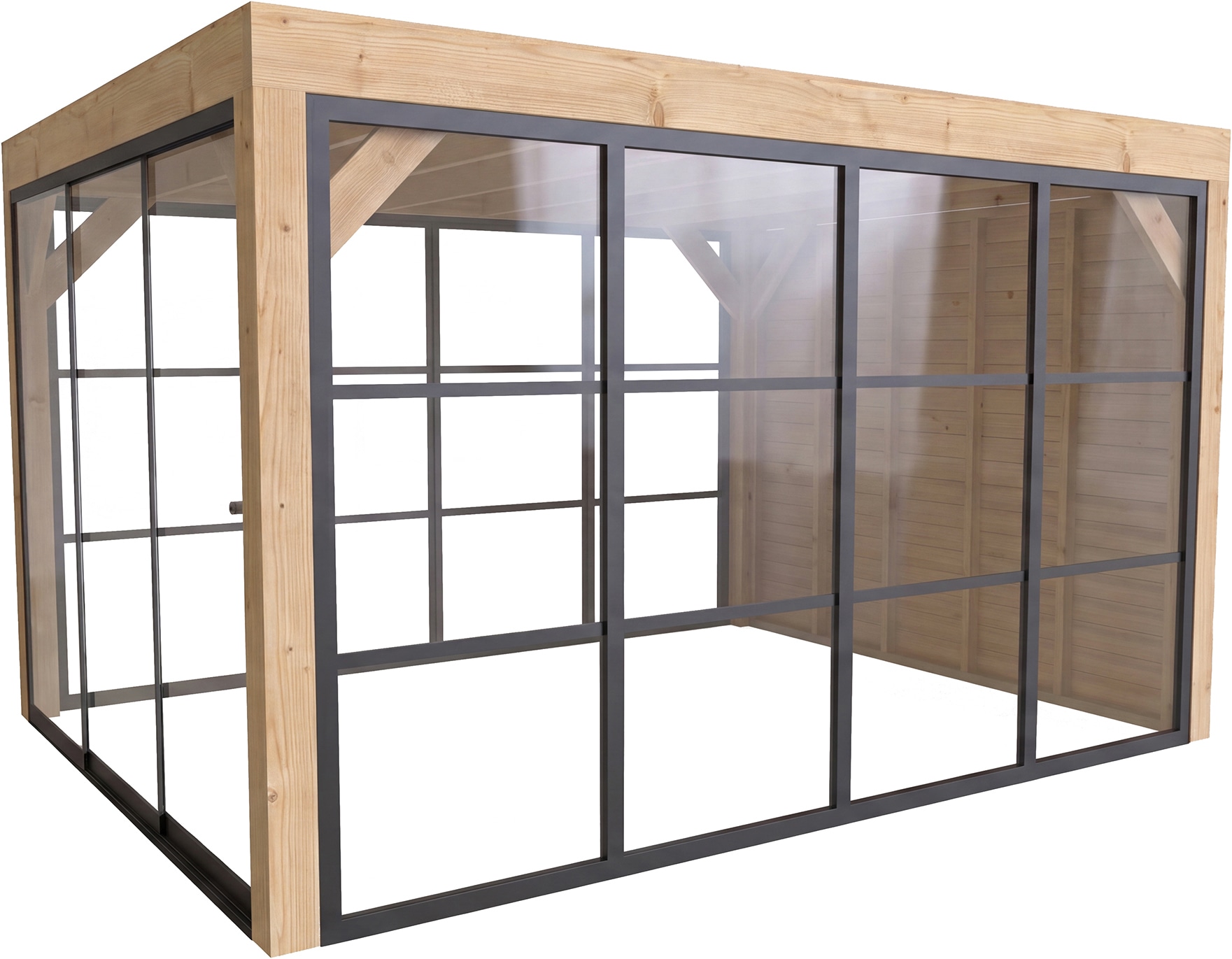 weka Holzpavillon »Lumley Lauben-Set Gr. 2.4« BxTxH: 307x399x245 cm