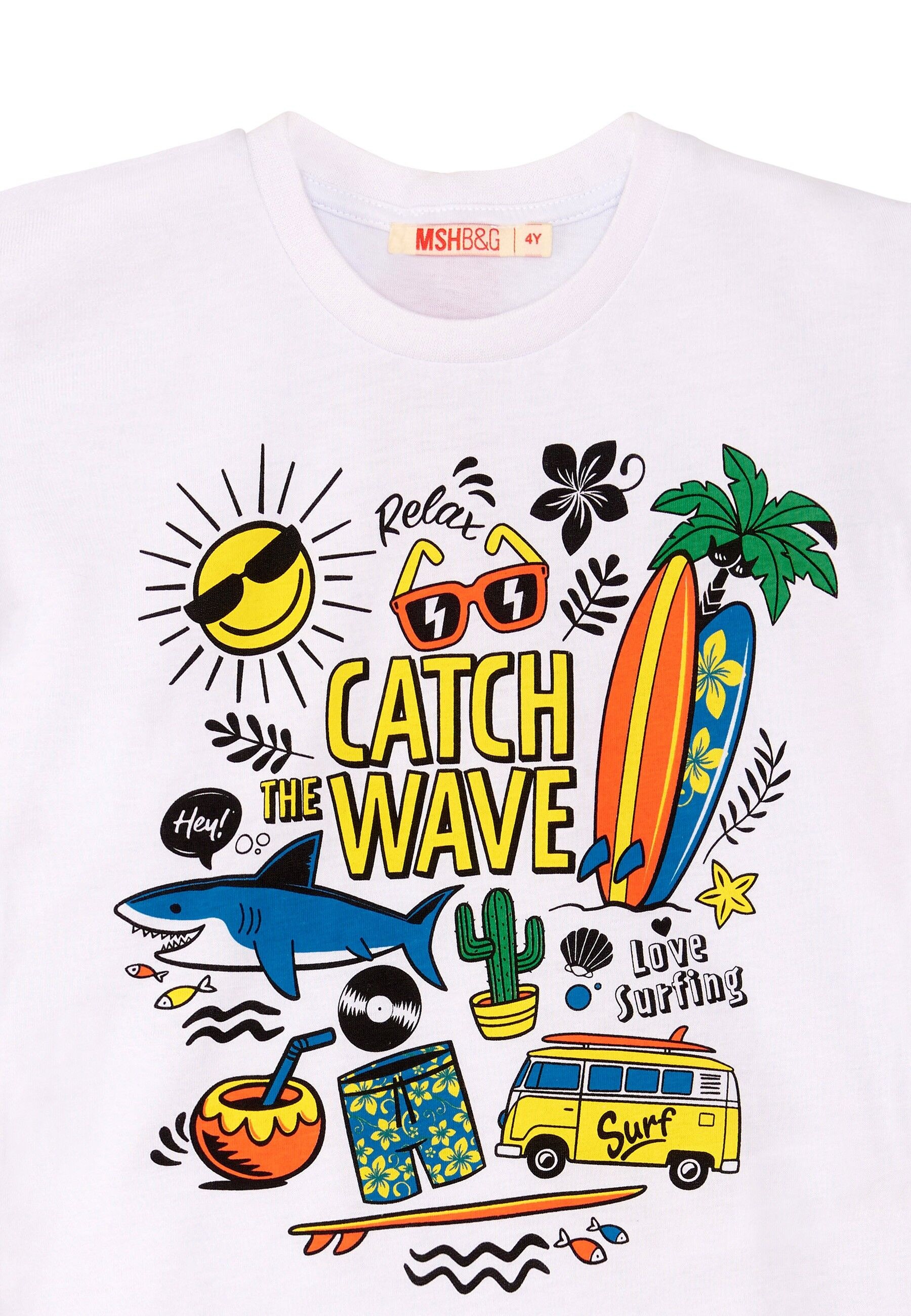 Denokids Hausanzug »Vacation«, (2 tlg.), mit Print