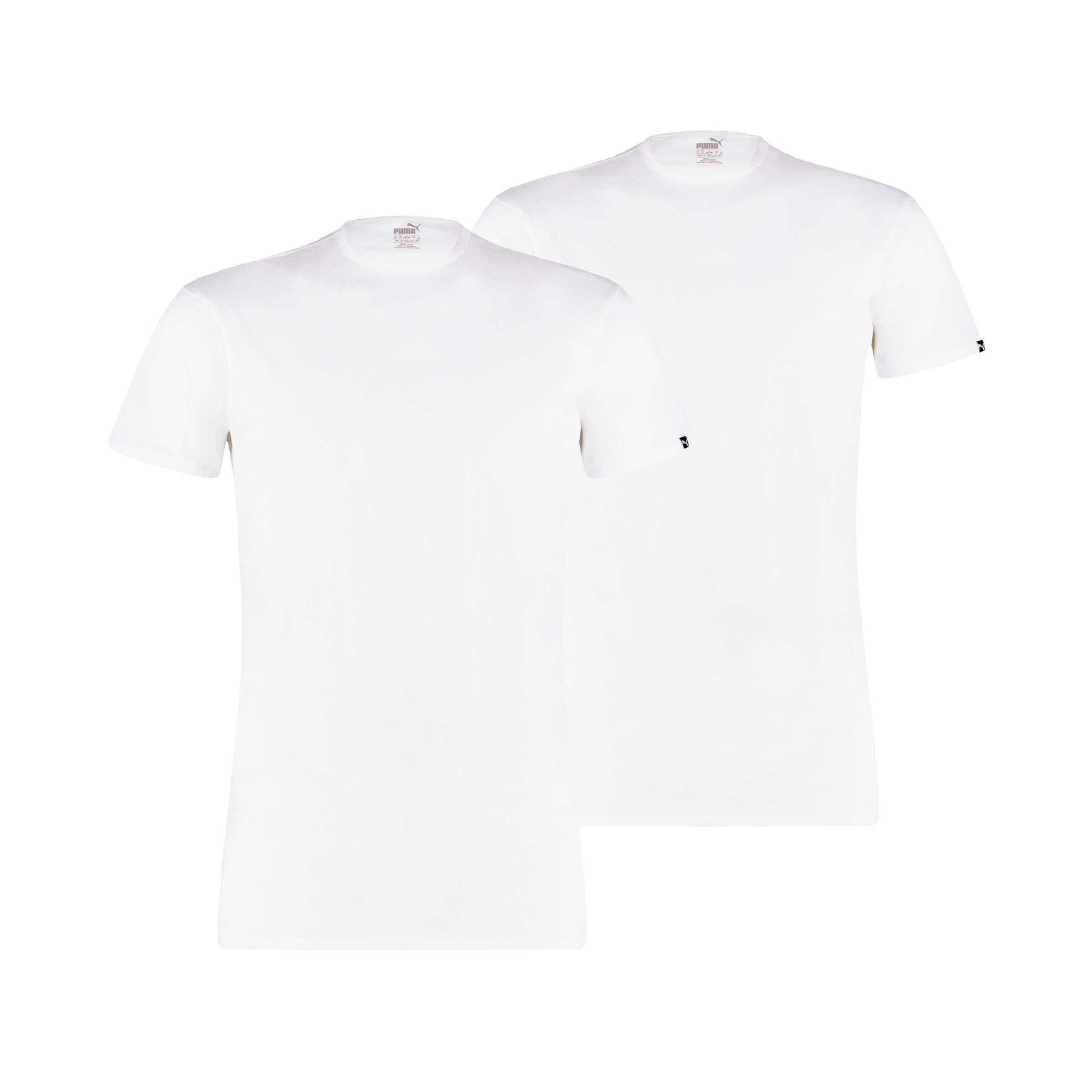 PUMA T-Shirt 2er-Pack, Rundhalsausschnitt, Kurzarm, Regular Fit, elastisch günstig online kaufen