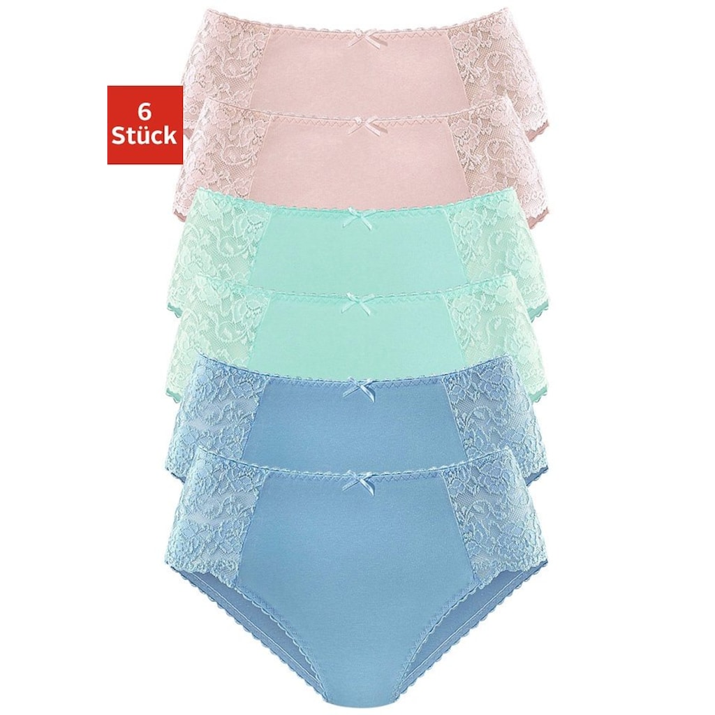 petite fleur Hüftslip, (Packung, 6 St.)