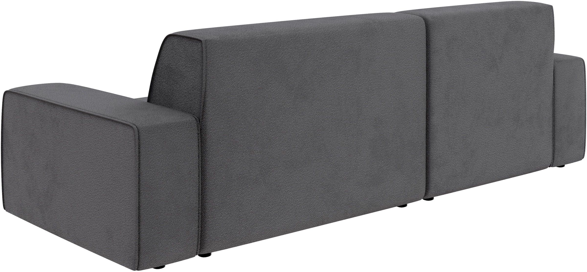 TRENDMANUFAKTUR Ecksofa »Graz, wahlweise mit Sitzvorschub und Bettkasten, L-Form, Breite 246 cm«, in Cord-, haustierfreundlichem LEO Struktur- oder LUMOS-3D-Bezug