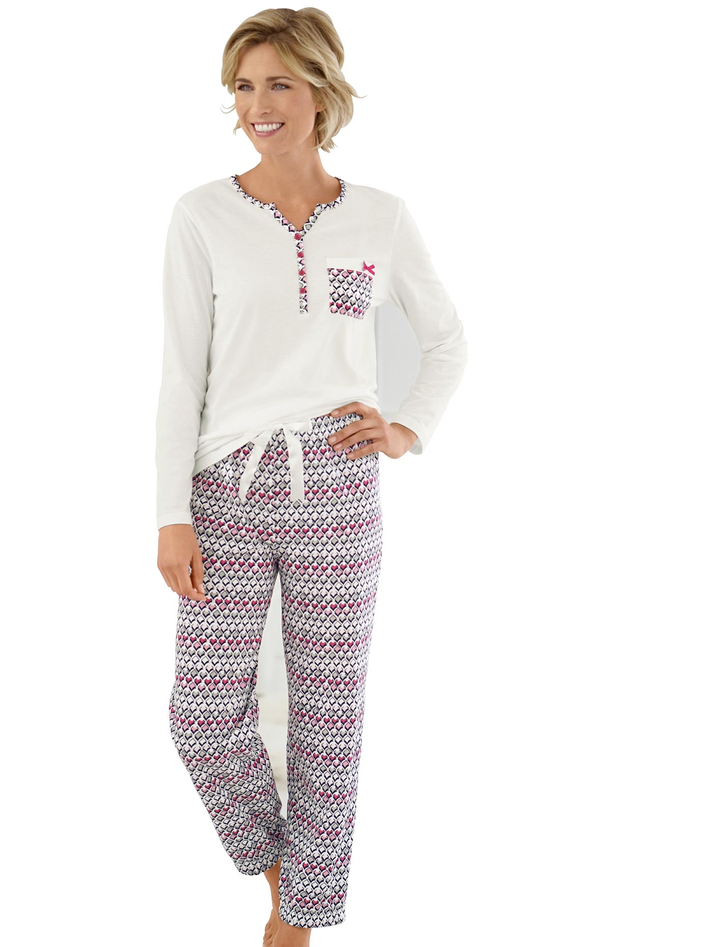 Weiße Pyjamas für Damen online | kaufen BAUR