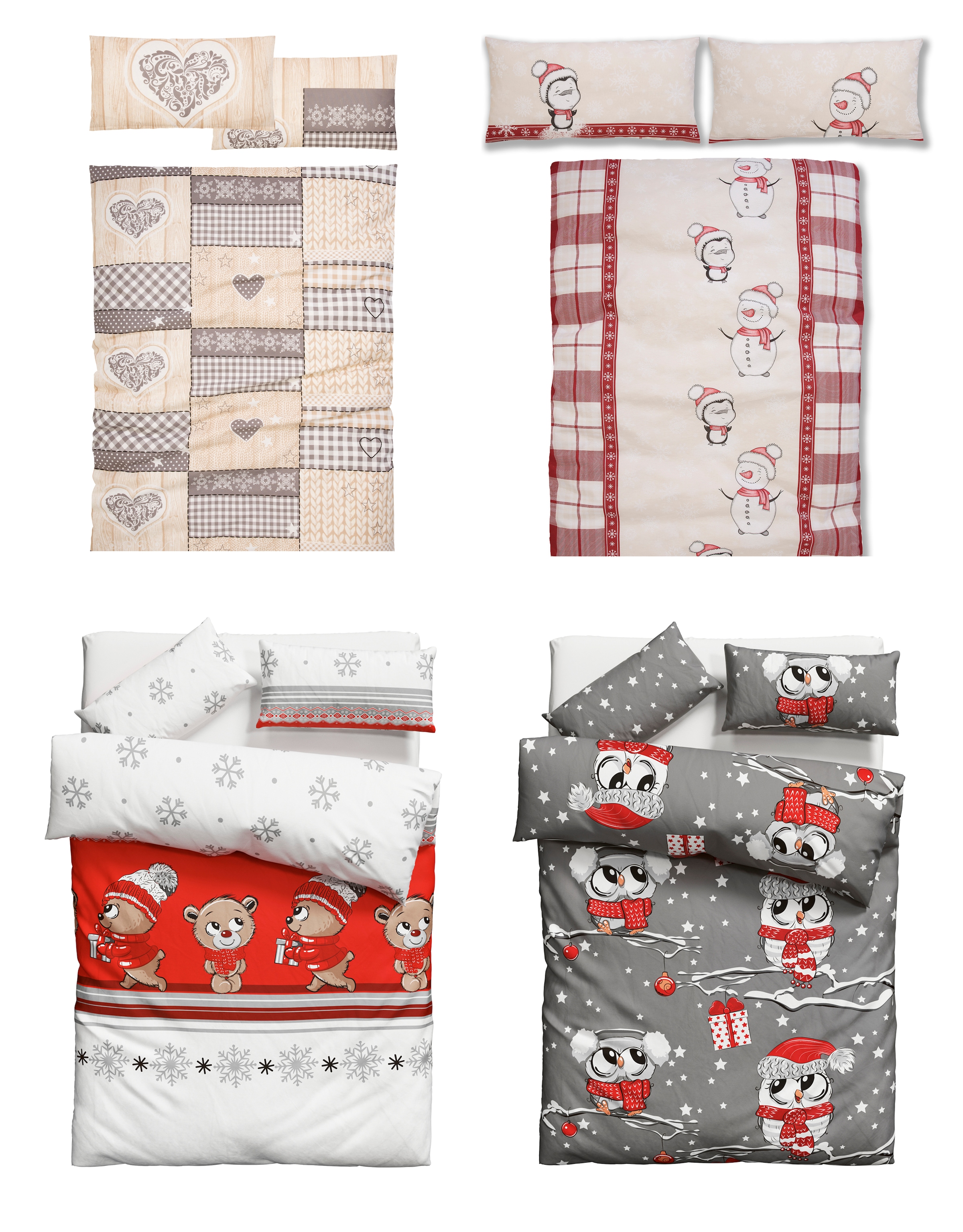 my home Bettwäsche "Janina in Gr. 135x200 oder 155x220 cm" 2 Stk. tlg. 100% günstig online kaufen