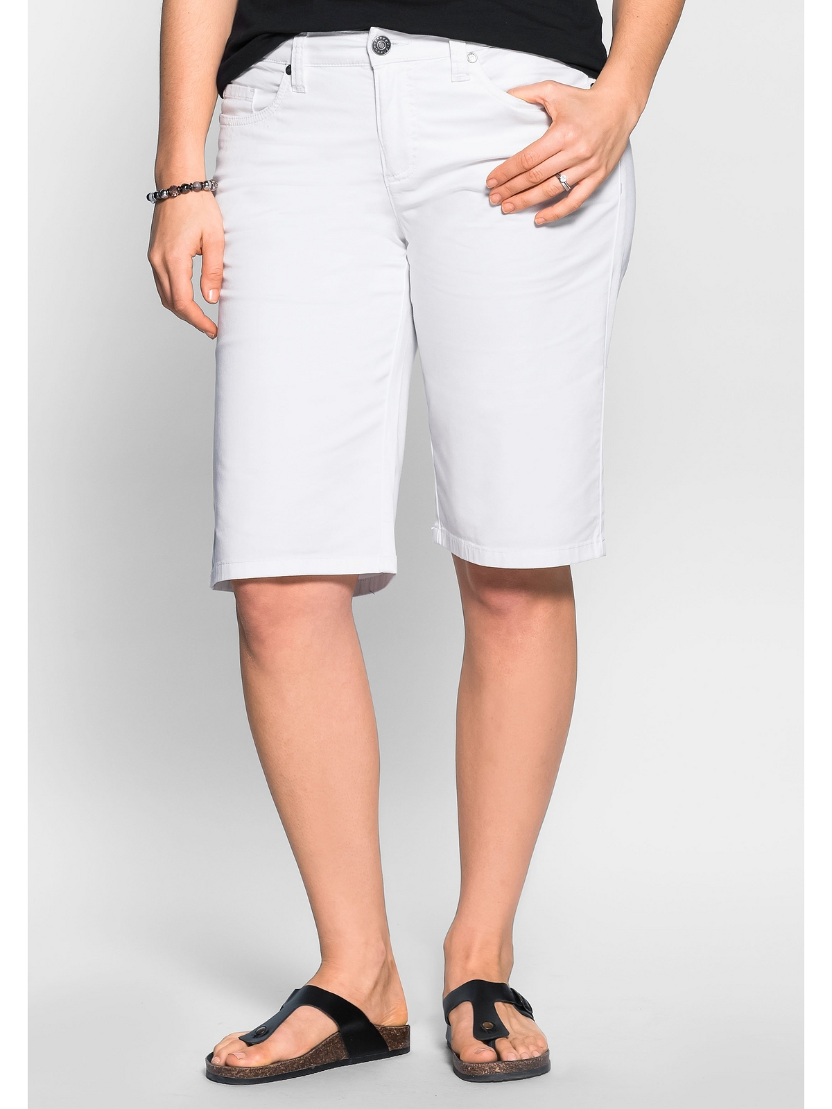 Bermudas »Große Größen«, Elastische Baumwollmischung