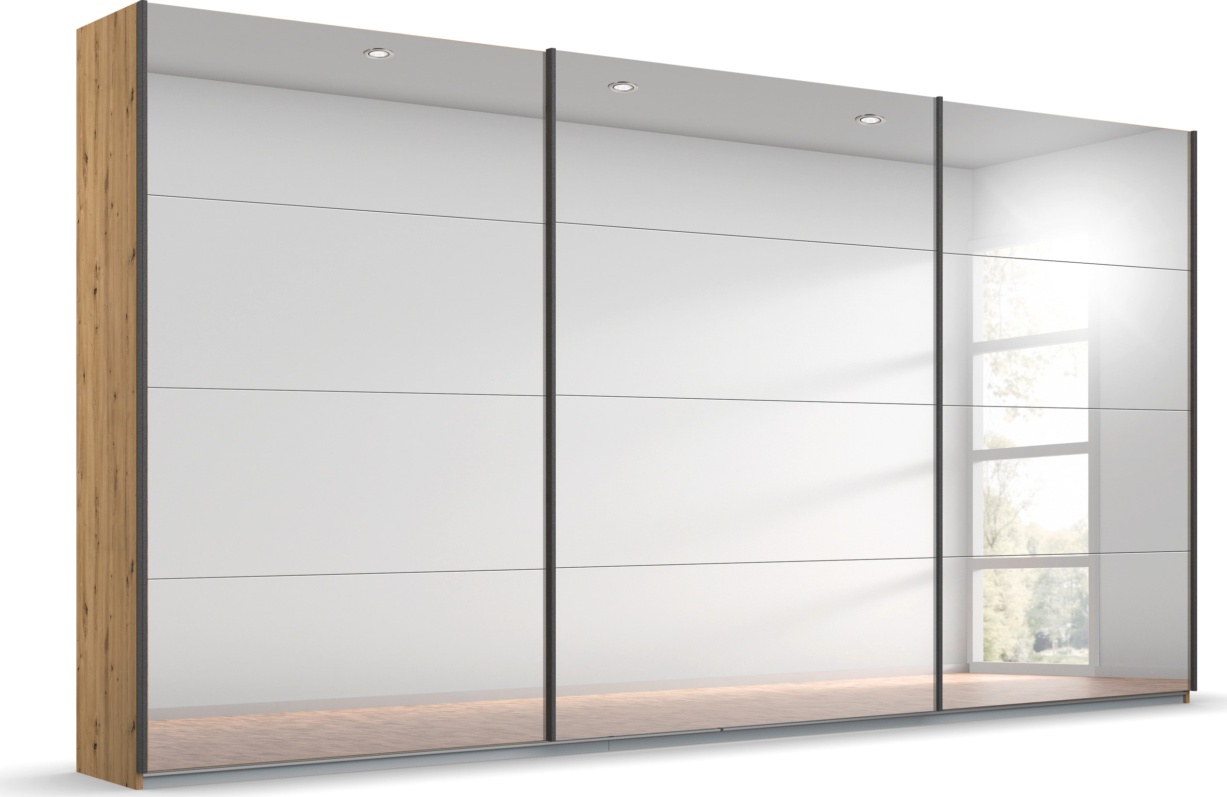 OTTO home "Mehrzweckschrank Aktenschrank Möbel Mietswohnung Schlafzimmer OTELI" 3 Ausstattungen BASIC/CLASSIC/PREMIUM (inkl. SOFT-CLOSE-FUNKTION), Breiten 203/271/315/360 cm Höhen 210/229 cm MADE IN GERMANY