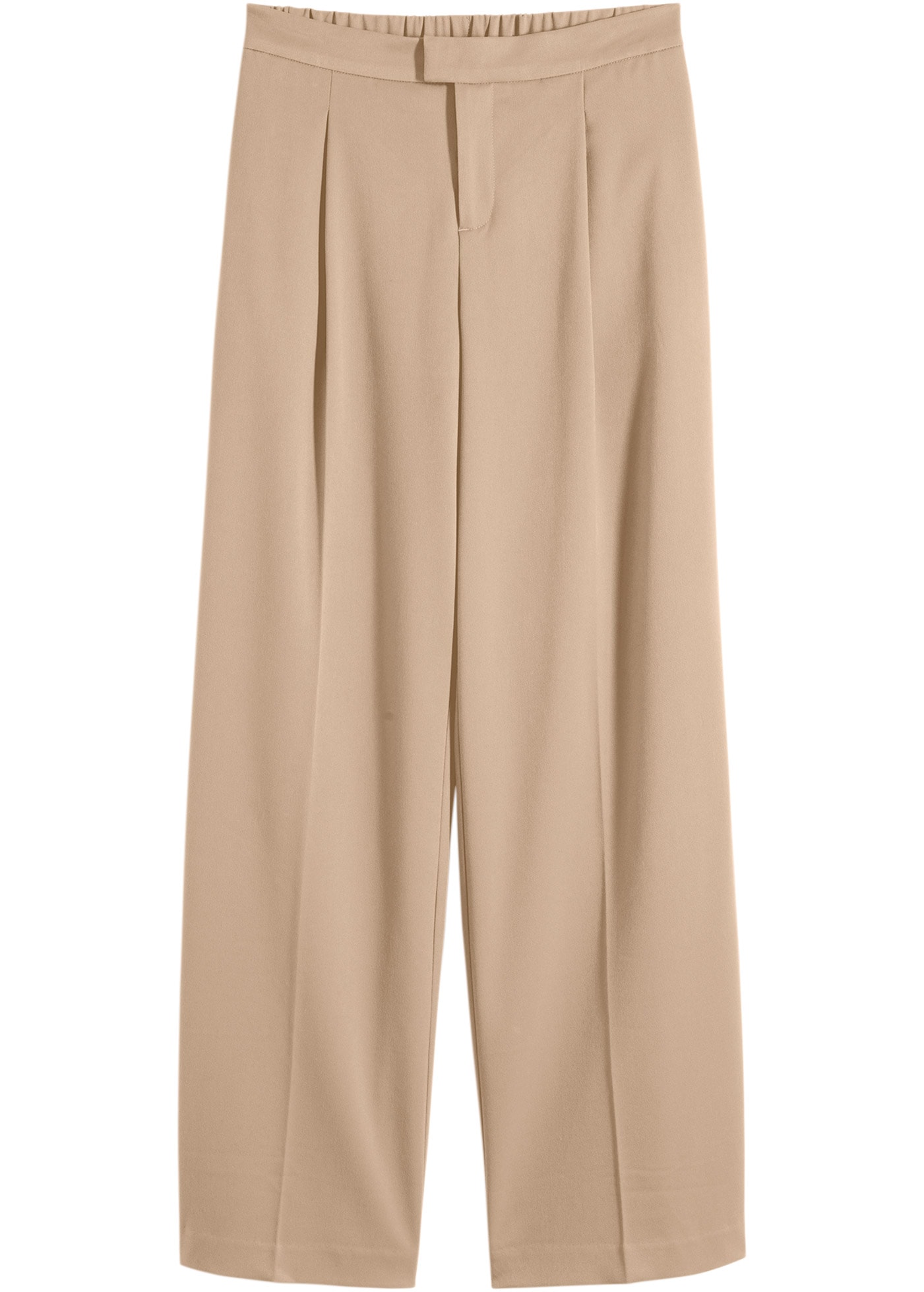 bonprix Bundfaltenhose »Bundfaltenhose«  aus Polyester, Viskose und Elasthan, Loose Fit, festlicher Stil