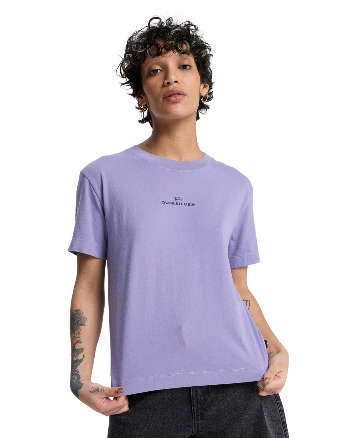 T-Shirt QUIKSILVER "Standard", Damen, Gr. XL, daybreak, Obermaterial: 100% Walkfrottier;, Shirts T-Shirt