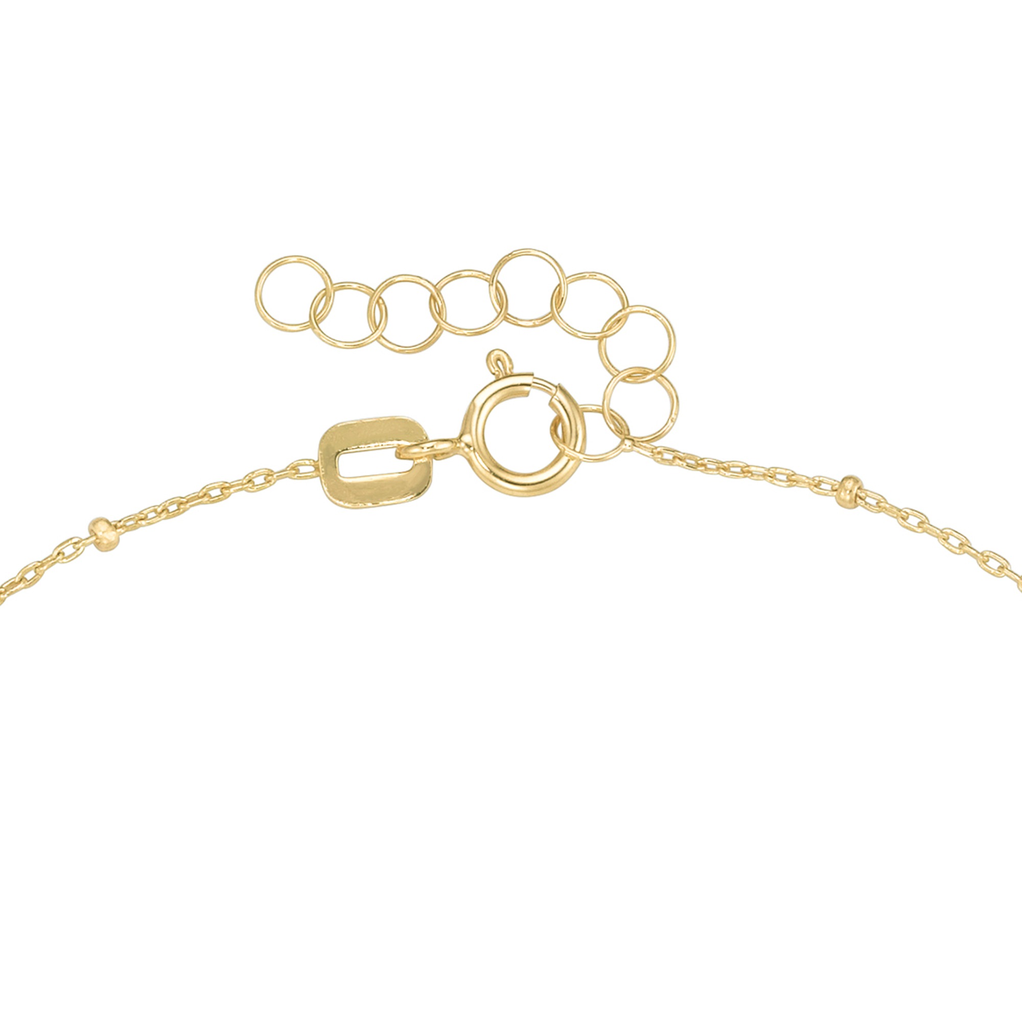 Luigi Merano Armband »mit Mittelteil Blüte, Gold 375«