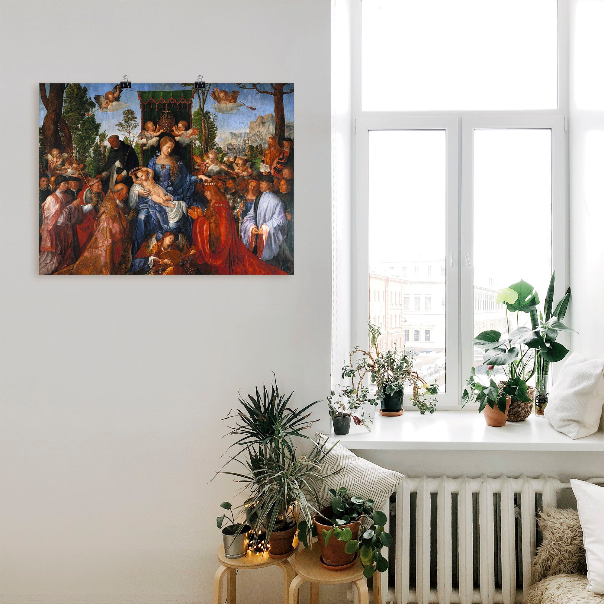 Artland Wandbild »Das Rosenkranzfest. 1506«, Gruppen & Familien, (1 St.), als Leinwandbild, Wandaufkleber oder Poster in versch. Größen