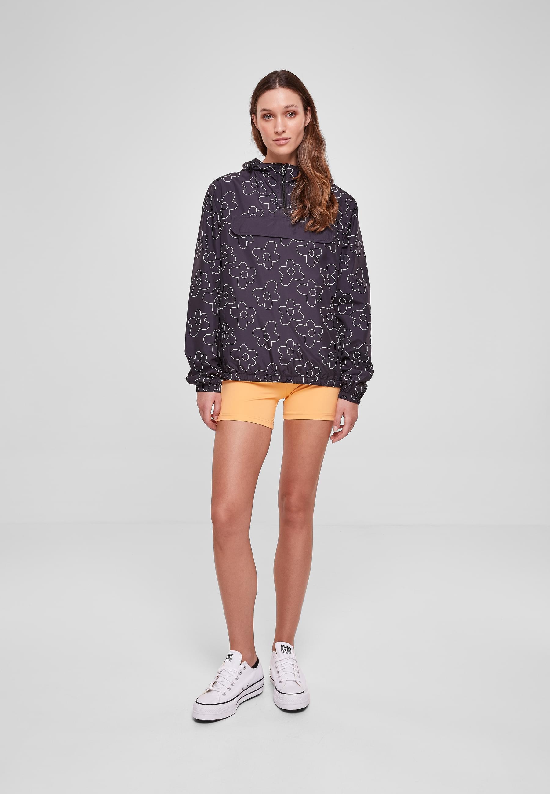 URBAN CLASSICS Allwetterjacke »Urban Classics Damen Ladies AOP Pullover Jacket«, (1 St.), mit Kapuze
