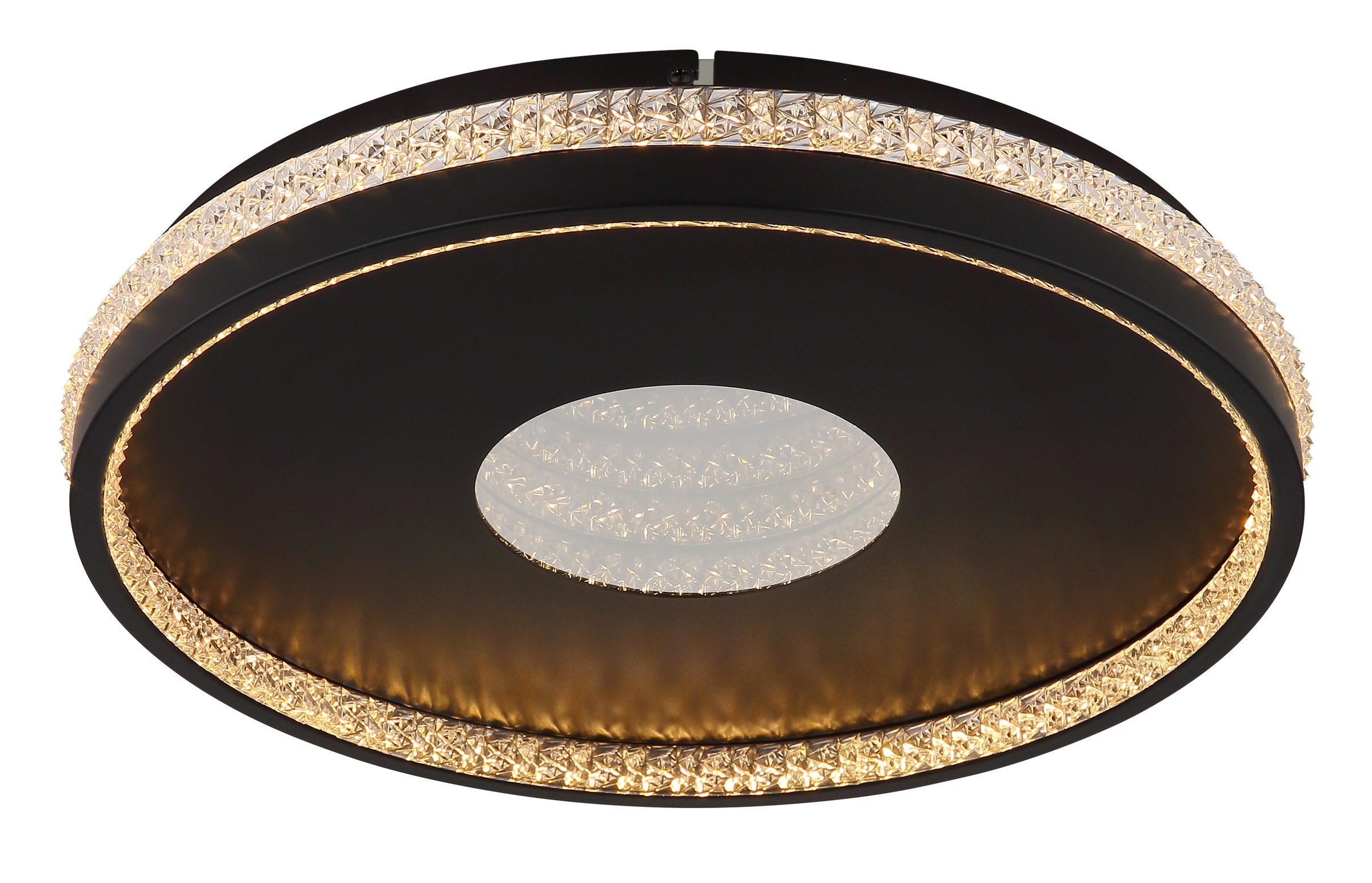 GLOBO LIGHTING Deckenleuchte »SHIRLEY« LED-Modul 1 Stk. Wohnzimmer-Deckenleuchte schwarz, LED dimmbar, 3D-Effekt