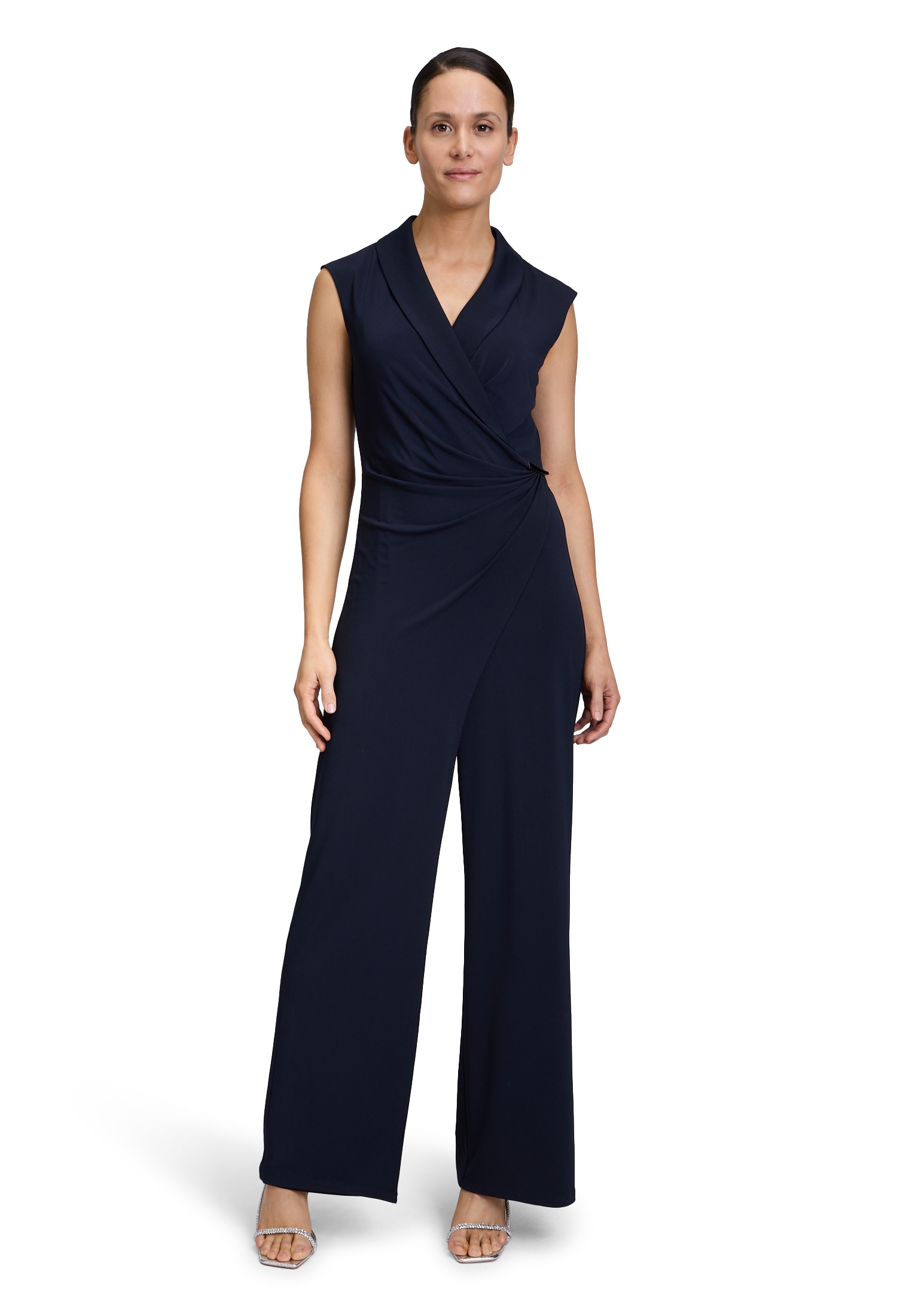 Vera Mont Overall "Damen Jumpsuit ohne Arm", 1 Raffung günstig online kaufen