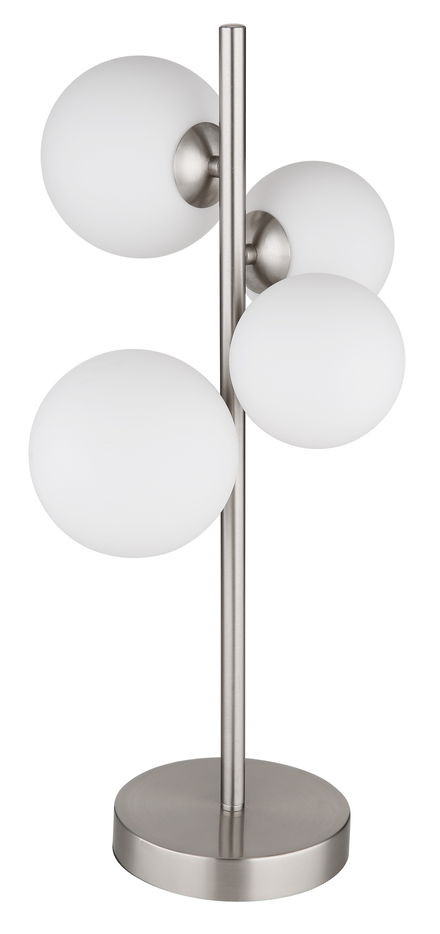 GLOBO LIGHTING Tischleuchte »RIHA«, Leuchtmittel G9 | Leuchtmittel wechselbar, Tischlampe/Glas opal/modern/Wohnzimmer/Schlafzimmer