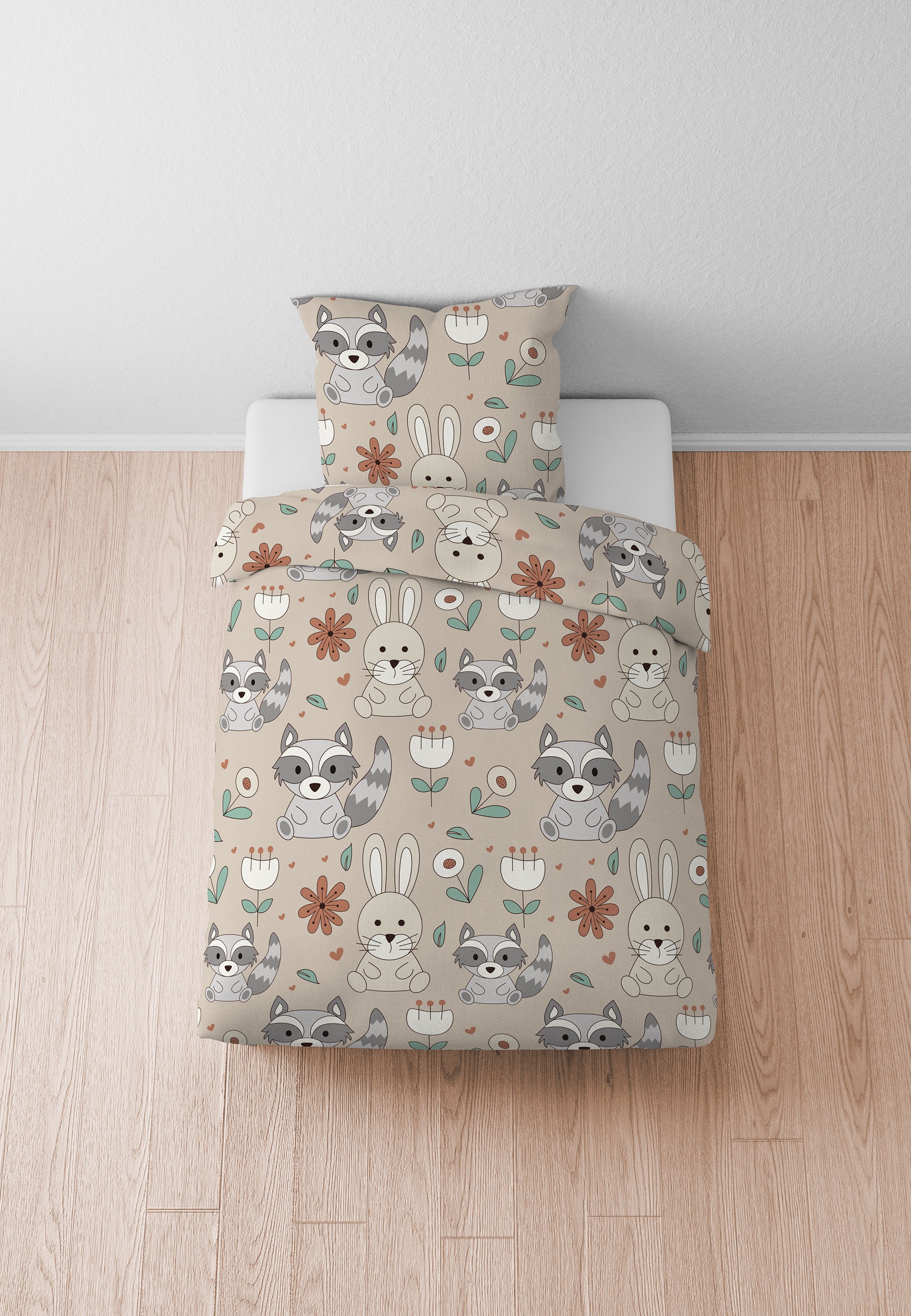 Biberna Kinderbettwäsche "0007245" 2 Stk. tlg. kuschelig warm im Winter, te günstig online kaufen