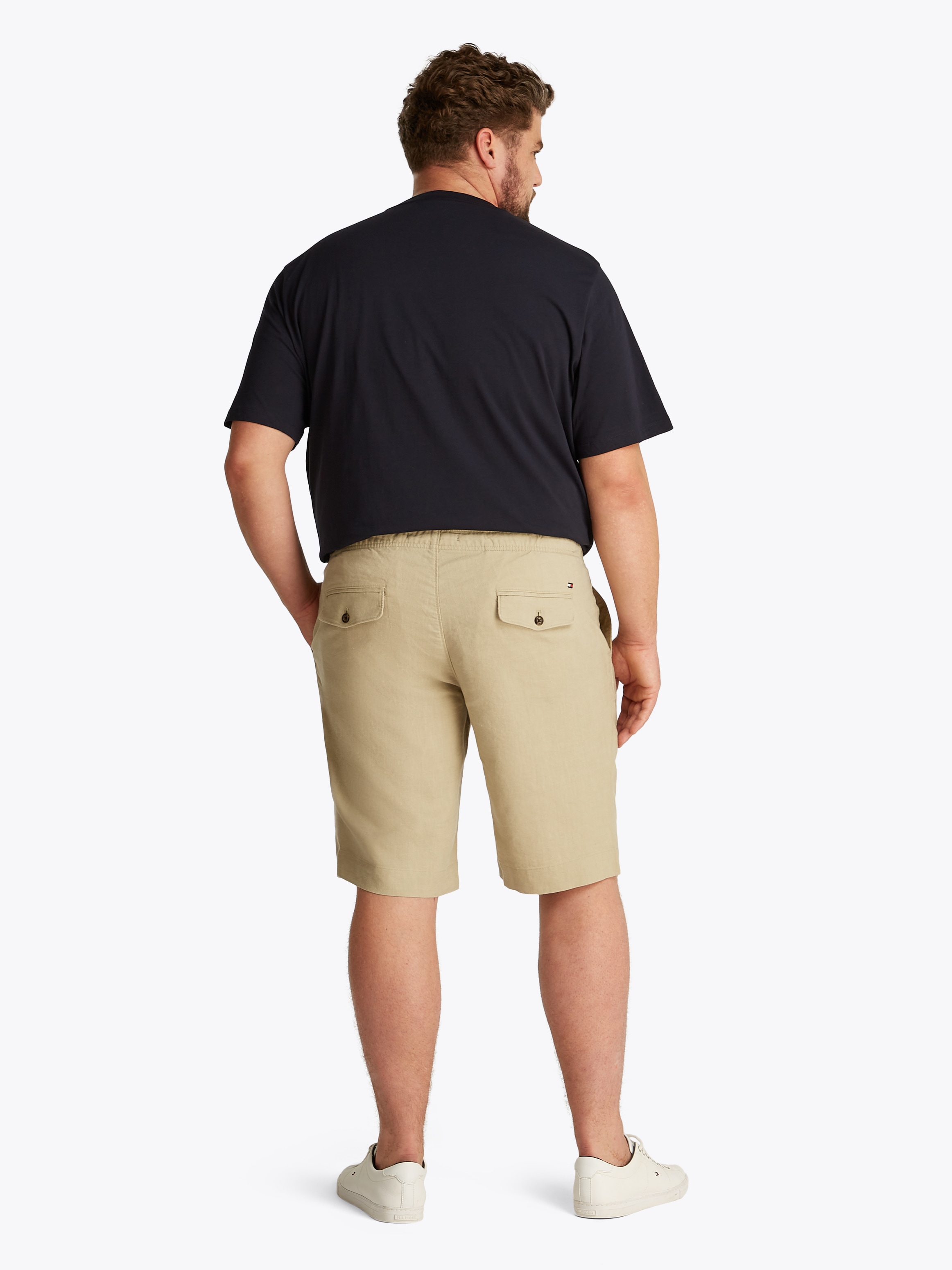 Tommy Hilfiger Big & Tall Shorts »BT-BROOKLYN PO LINEN SHORT-B«, Große Größen