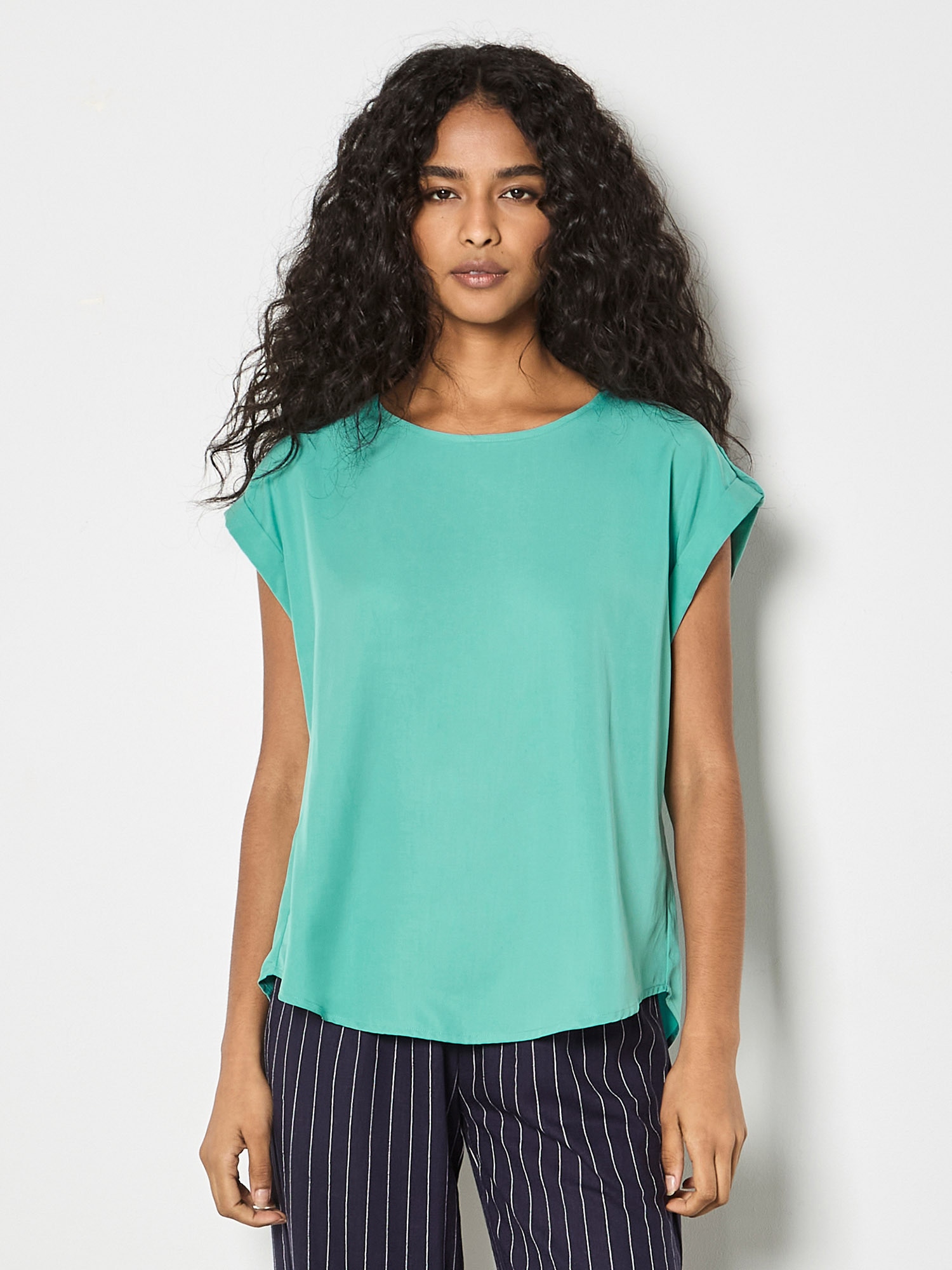 Apricot T-Shirt "Gewebtes T-Shirt"