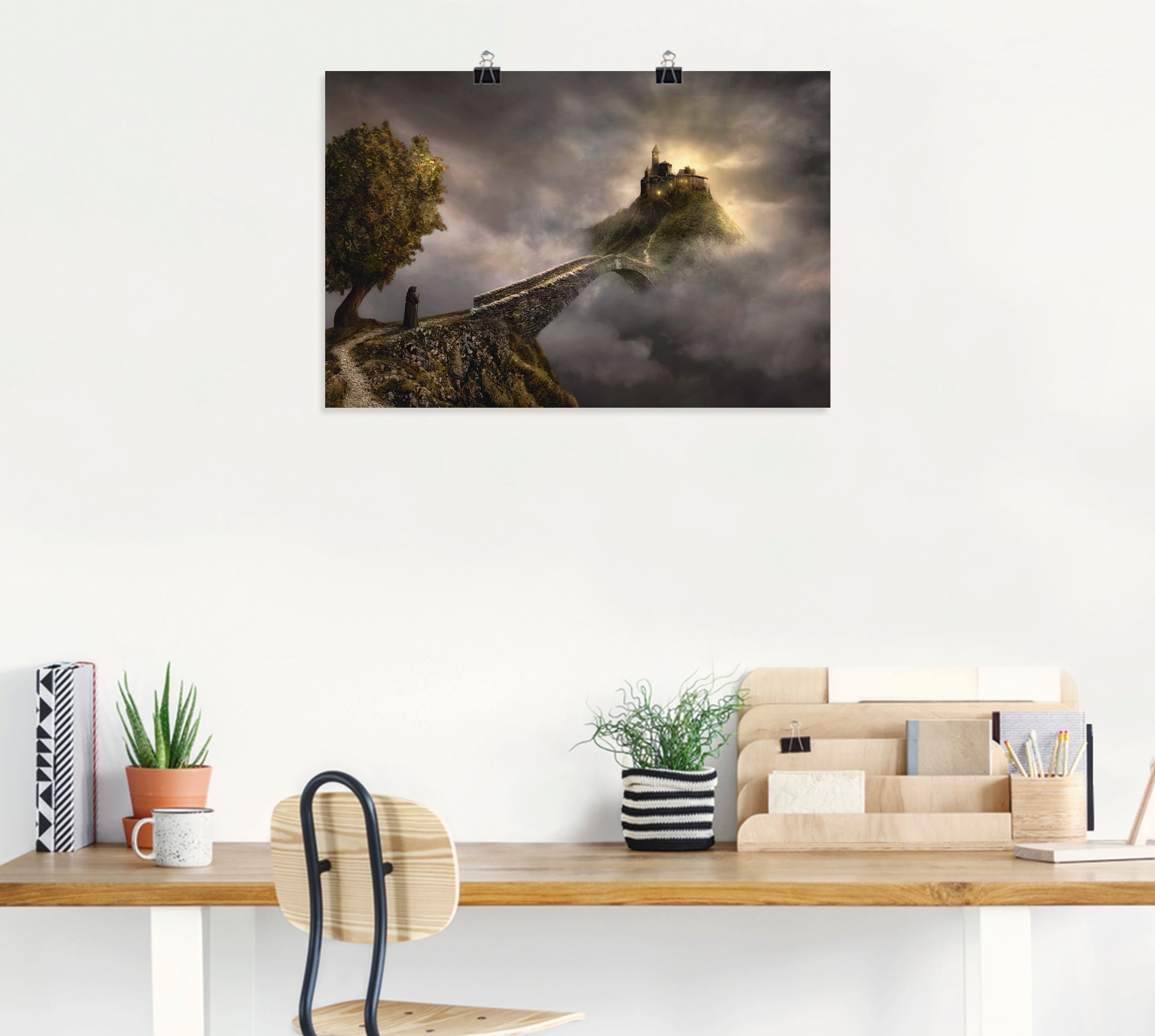 Artland Wandbild »Über den Wolken« 1 Stk. tlg. als Alubild, Leinwandbild, Poster, Wandaufkleber in verschied. Größen