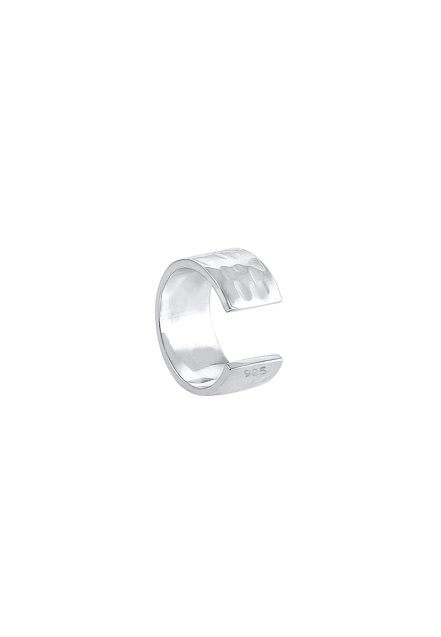 Elli Single-Ohrhaken »Earcuff Single gehämmert 925 Sterling Silber«
