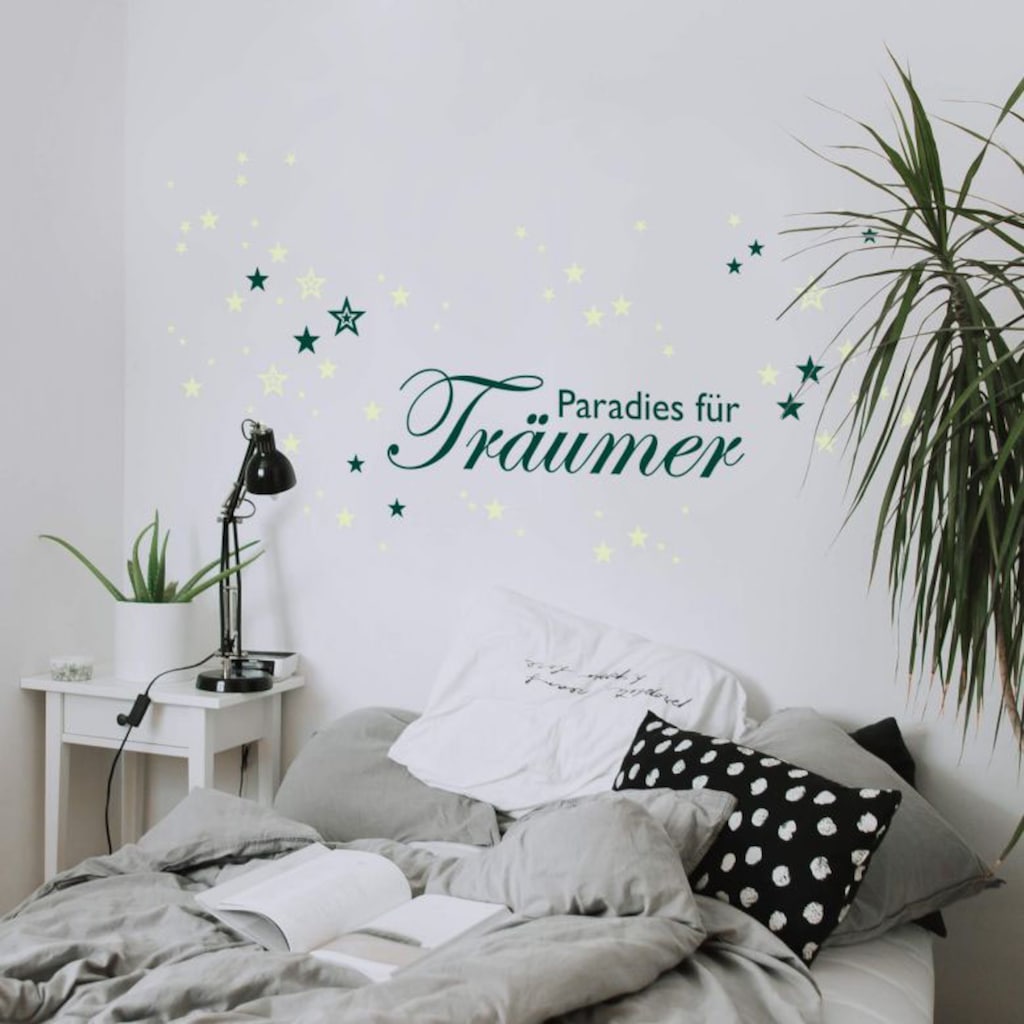 Wall-Art Wandtattoo »Wandtattoo Paradies Leuchtsterne«, (1 St.)