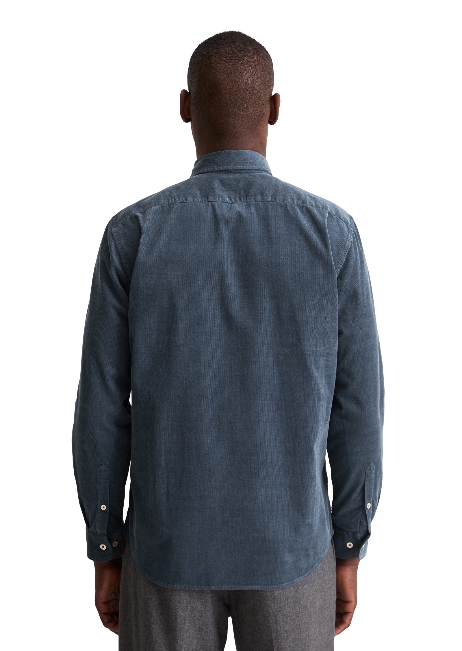 Thumbnail - Marc OPolo Langarmhemd "mit feiner Rippenstruktur"