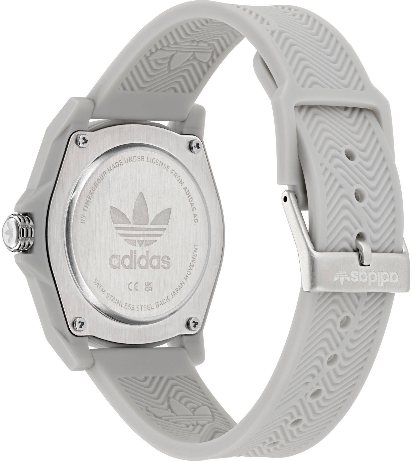 adidas Originals Quarzuhr »PROJECT FOUR«, Armbanduhr, Herrenuhr, Damenuhr,Resinarmband,wasserabweisend bis 5 bar