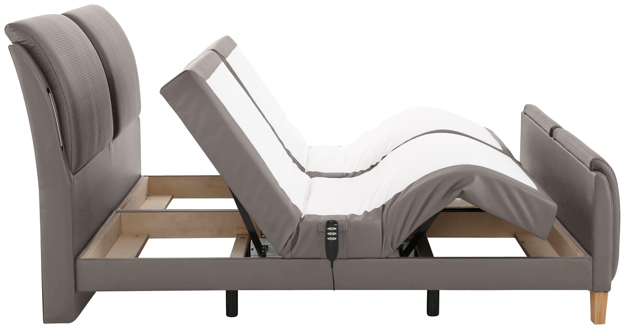 Thumbnail - Home affaire Boxspringbett "Messina2" Liegekomfort elektrisch Verstellbar