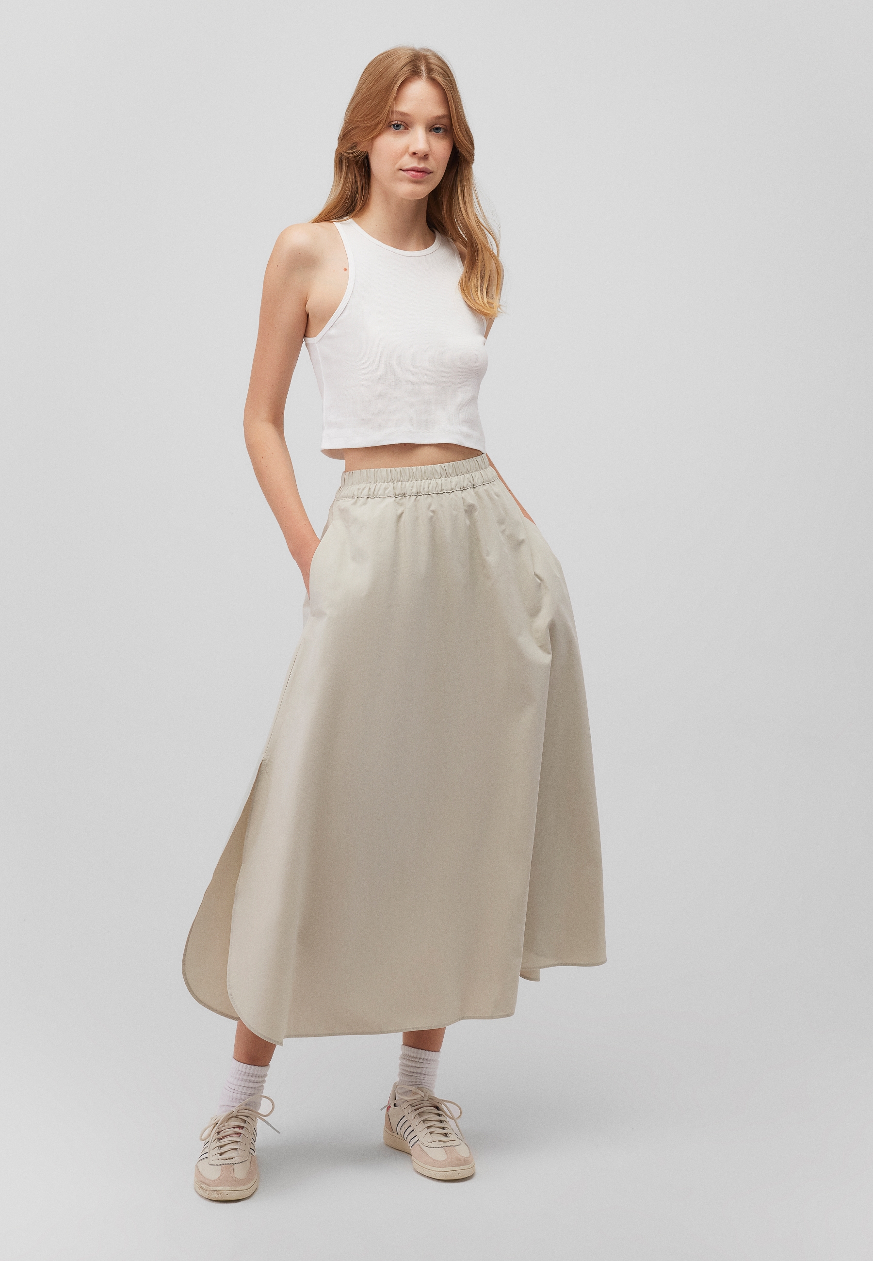 Mavi Maxirock »LONG SKIRT«, Rock Midi