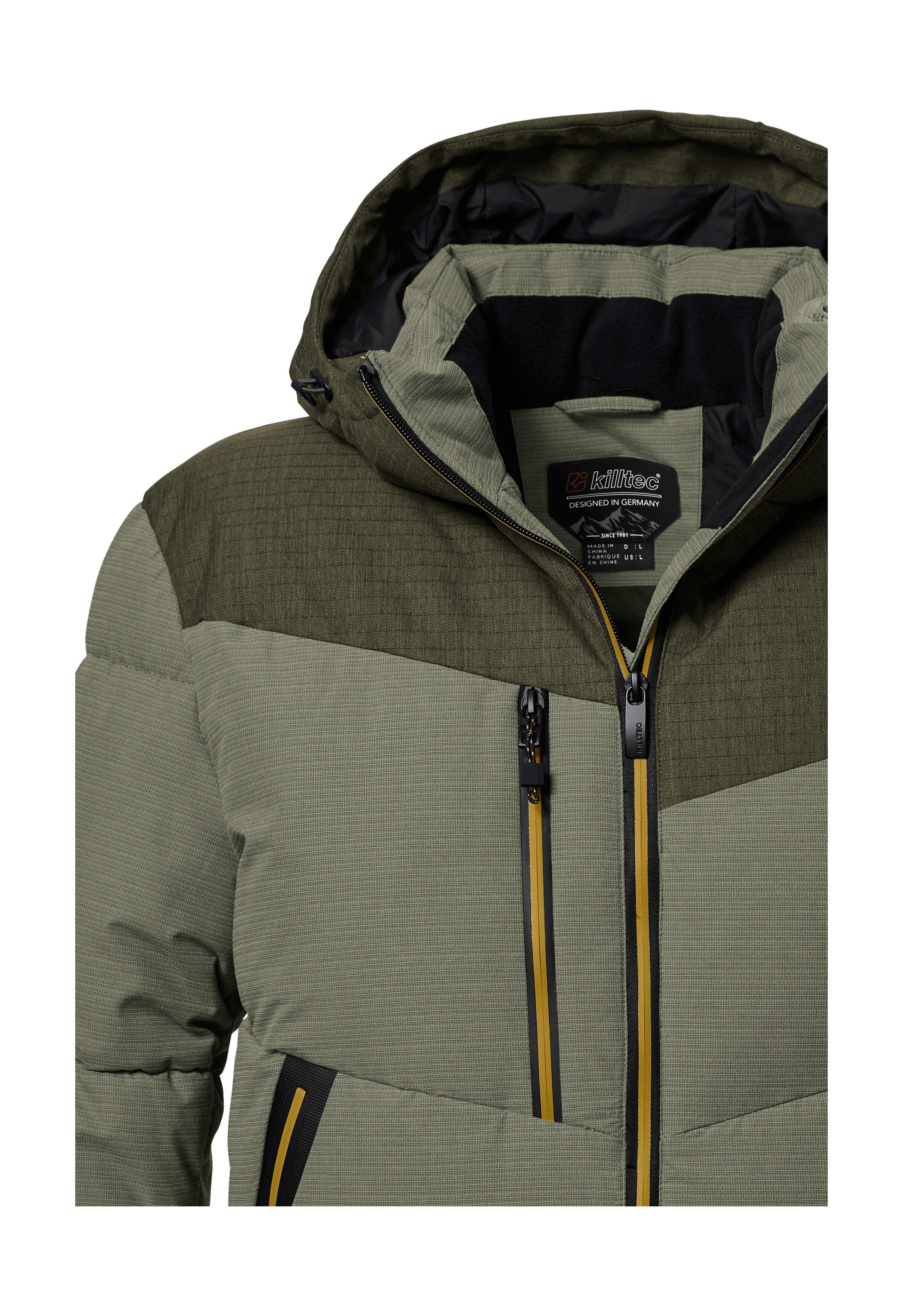 Killtec Steppjacke »KOW 306 MN QLTD JCKT«, Herren Steppjacke mit Kapuze, wasserabweisend, atmungsaktiv