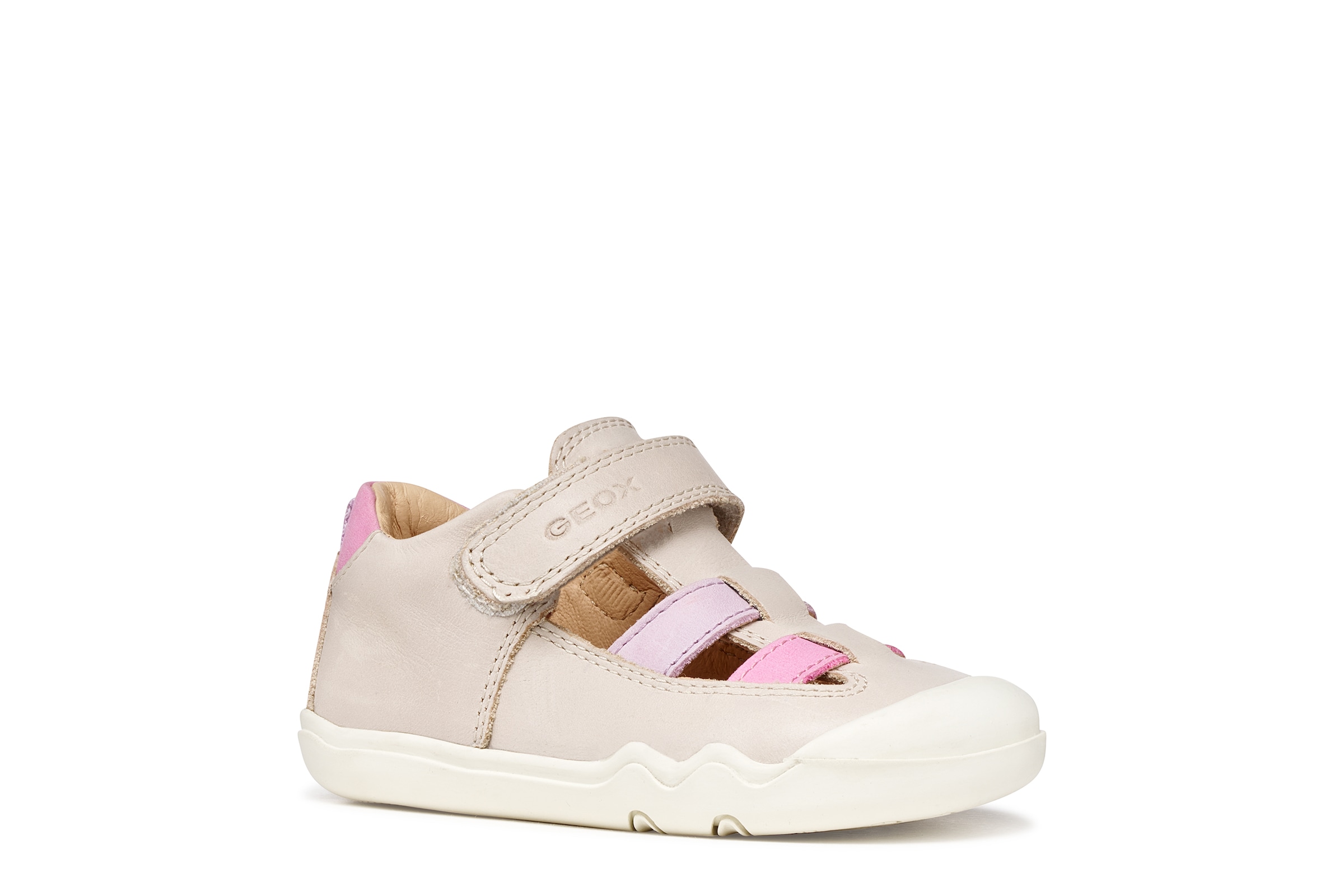 Geox Baskets Steppieup Ivory / Pink EU 21 Filles