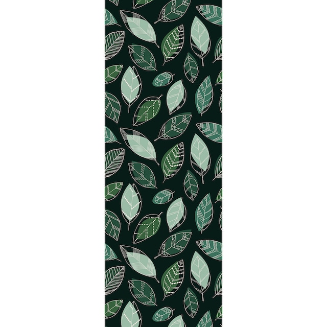 Günstiger Outlet-Store queence Vinyltapete »Blätter«, botanisch, Selbstklebende Tapete BAUR Motiv kaufen mit | herbstlichem 90x250cm