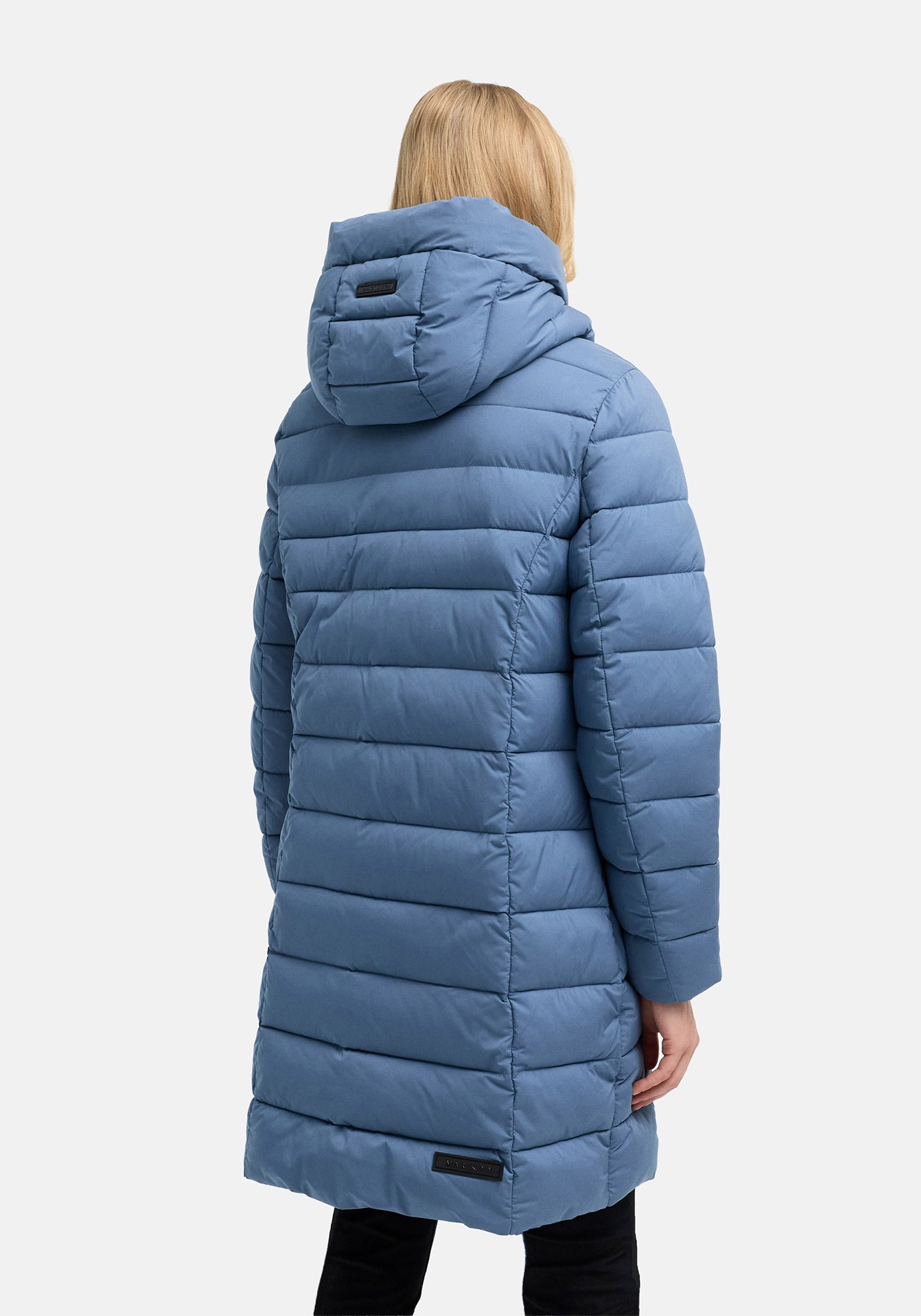 Marikoo Winterjacke »Nanoraa« mit Kapuze Winterjacke mit horizontaler Steppung, hohem Kragen & Kapuze