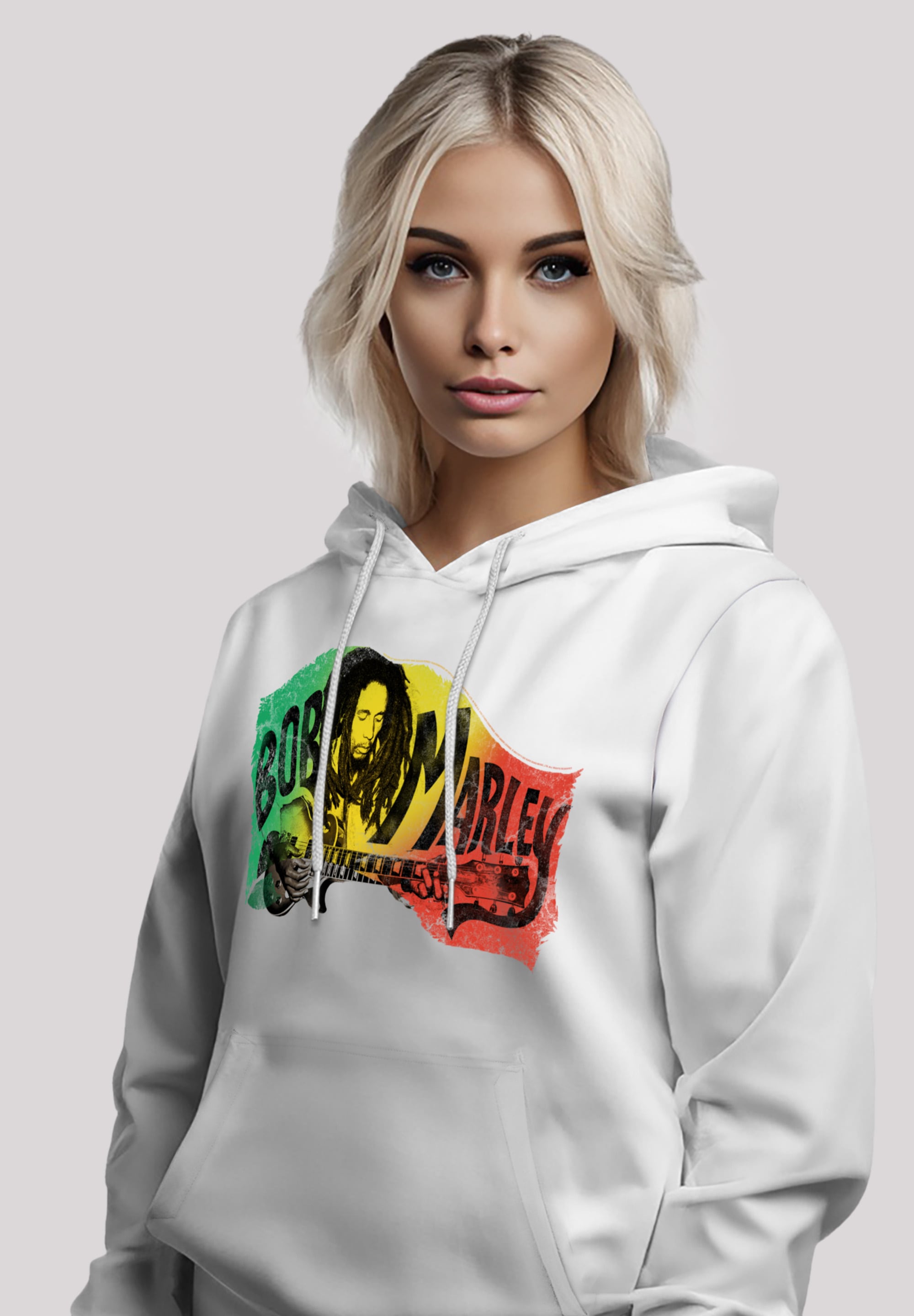 F4NT4STIC Kapuzenpullover »Bob Marley Chords Reggae Music«, Premium Qualität, Musik, By Rock Off