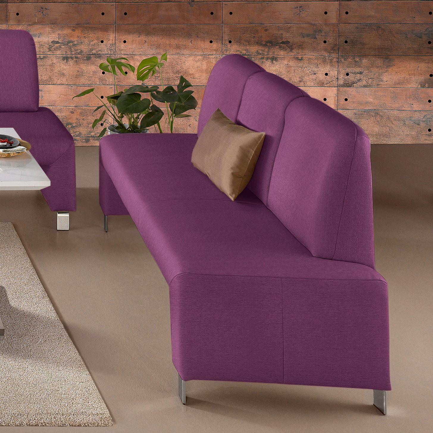 exxpo - sofa fashion "Intenso, Sitzbank, Breite 182 cm, wahlweise in Leder oder Textil" hohe Bodenfreiheit, frei im Raum stellbar, hoher Sitzkomfort