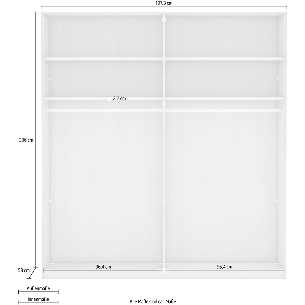 WIEMANN Drehtürenschrank »Barcelona«