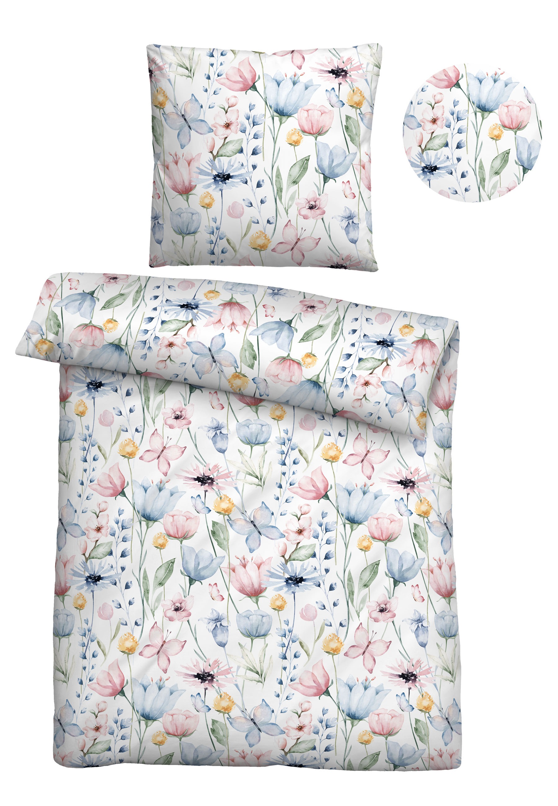 Castell - Markenbettwäsche Bettwäsche »260996« 2 Seersucker, bügelfrei, pflegeleicht, Reißverschluss, ganzjährig