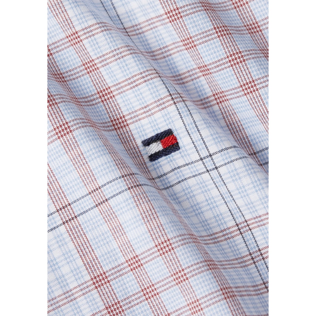 Tommy Hilfiger TAILORED Langarmhemd »CL STRETCH GLEN CHECK SF SHIRT«