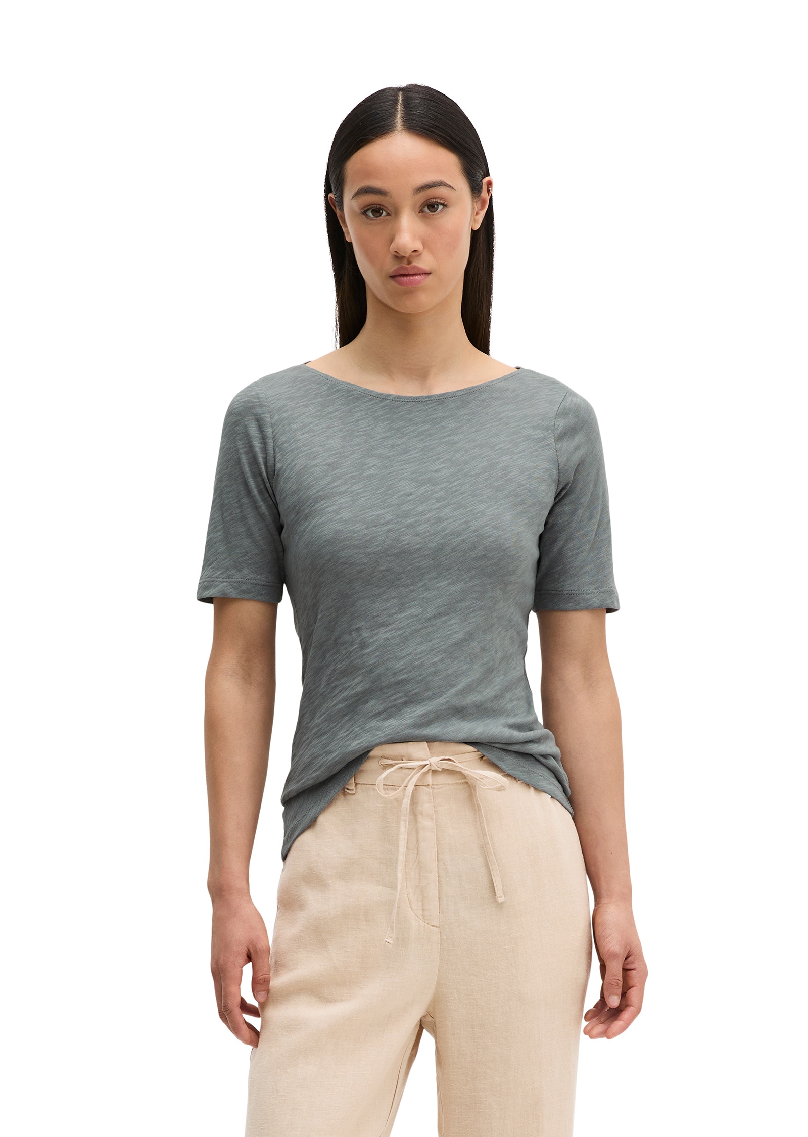 Marc OPolo T-Shirt "mit U-Boot-Ausschnitt"