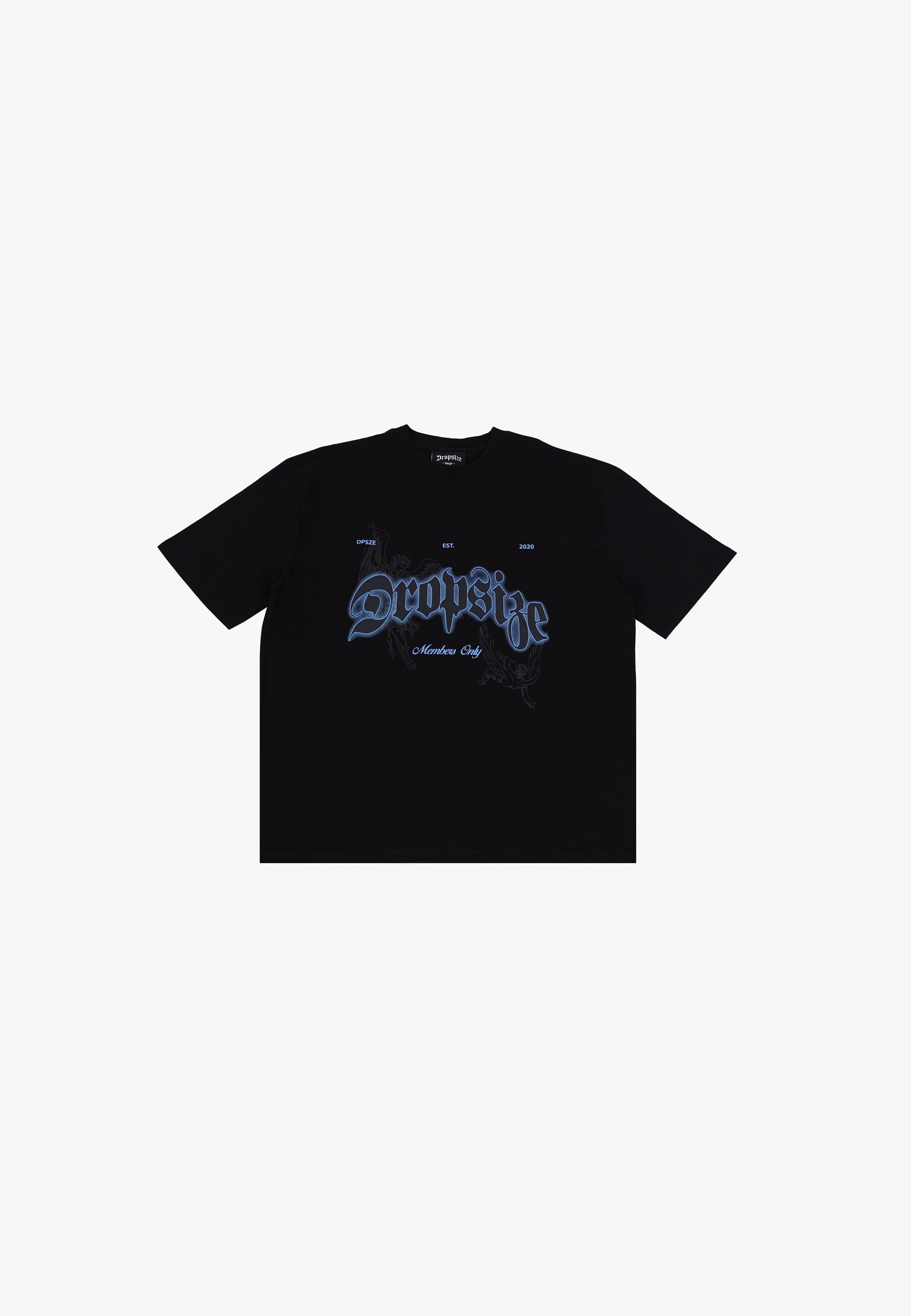 Dropsize T-Shirt "Dropsize HEAVY OVERSIZED BLUE GLOW T-SHIRT" 1 Stk.