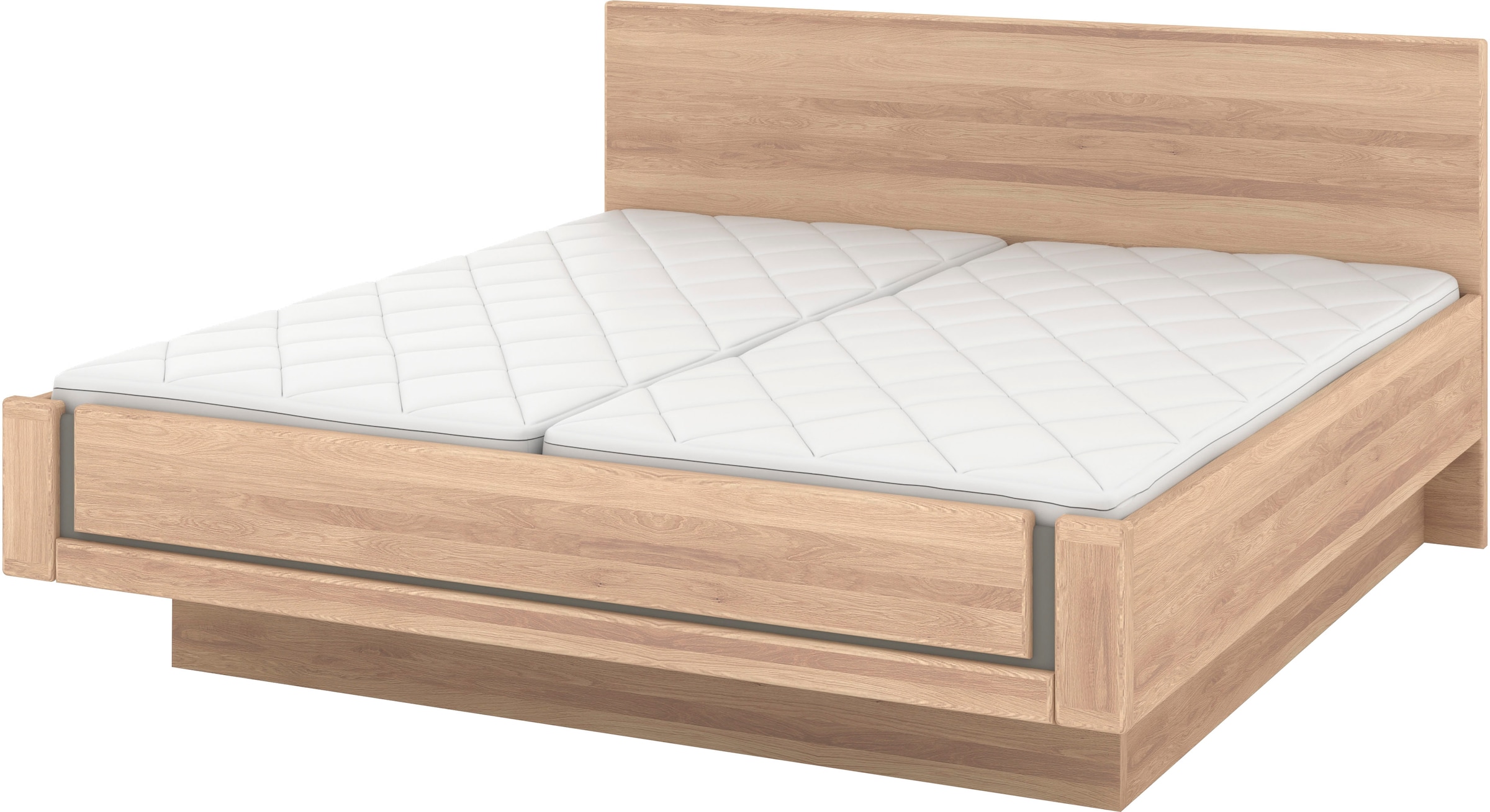 Musterring Holzbett "Sorrent, Bettgestell, Bettrahmen, teilmassiv Eiche", ( günstig online kaufen