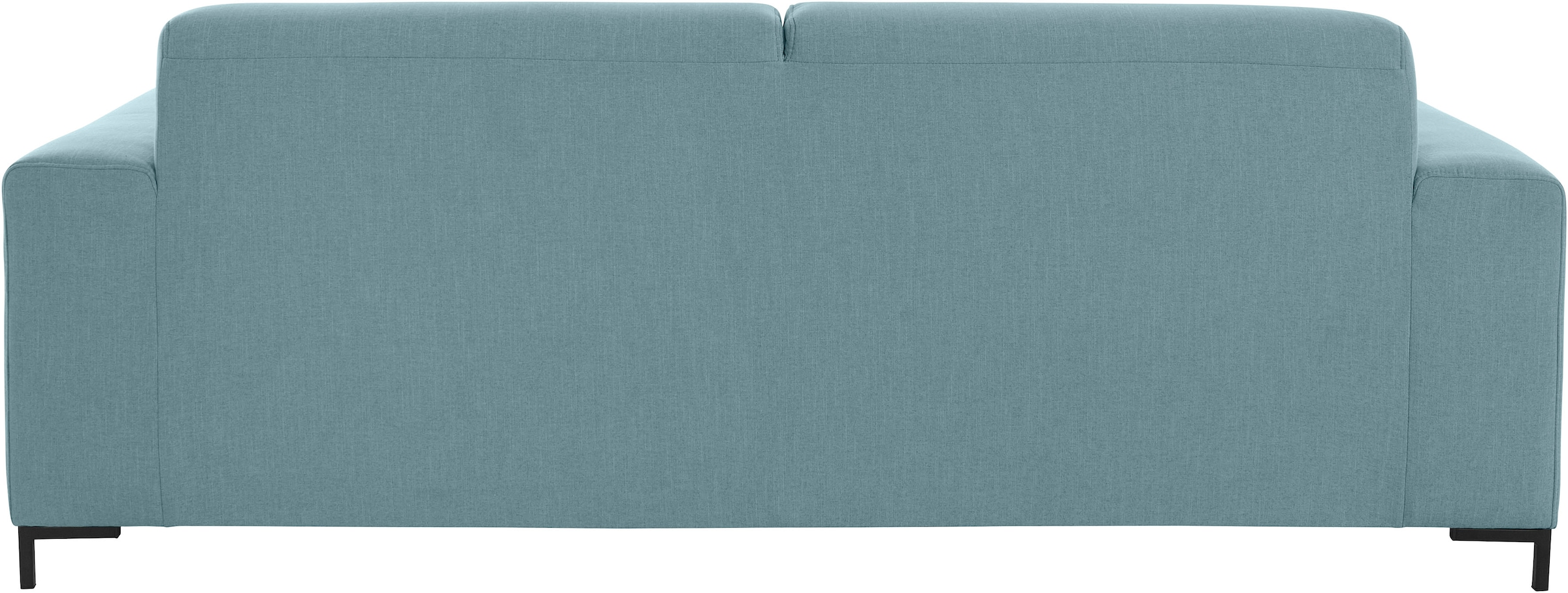 OTTO products 3-Sitzer »Grazzo«, hochwertige Stoffe aus recyceltem Material, Steppung im Sitzbereich