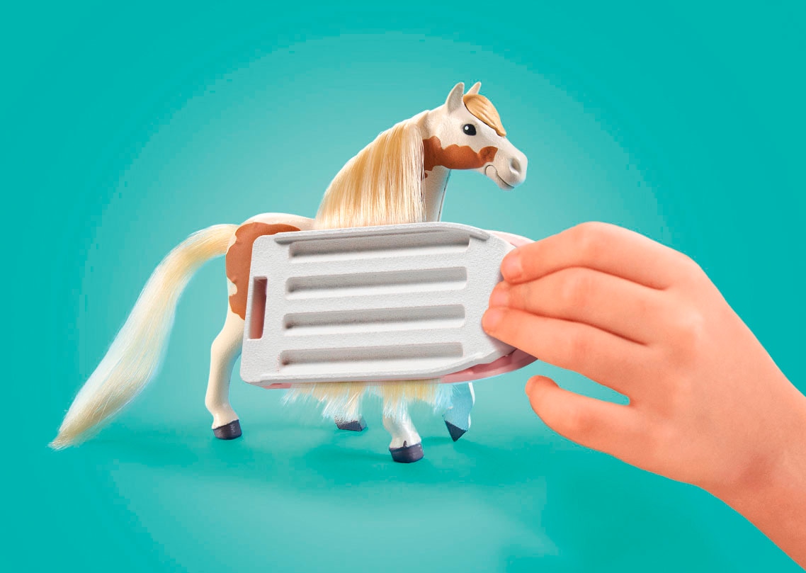 Playmobil® Konstruktions-Spielset »Ellie & Pferd mit Kreppeisen (71639), Horses of Waterfall« Made in Europe