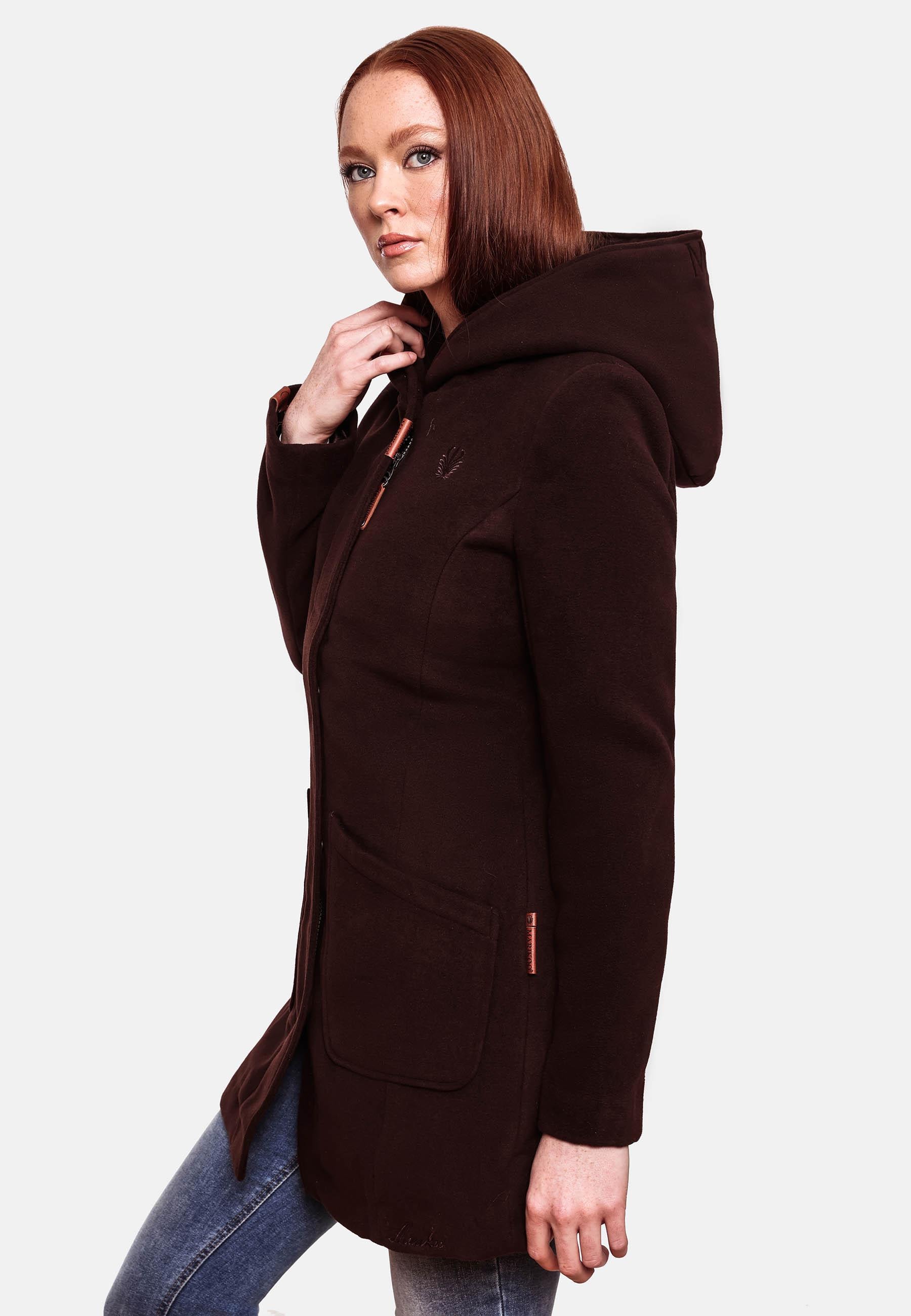 Marikoo Wintermantel »Maikoo«, hochwertiger Mantel mit großer Kapuze