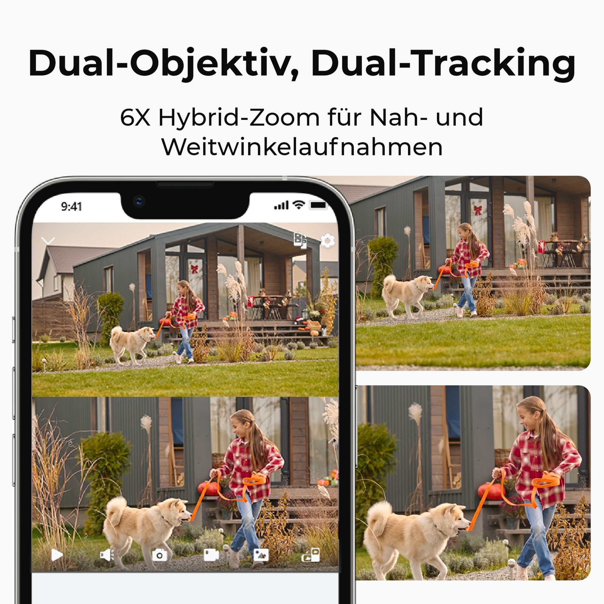 Reolink Überwachungskamera »Hub 1 + Argus Series B730 + Solarpanel«, Außenbereich