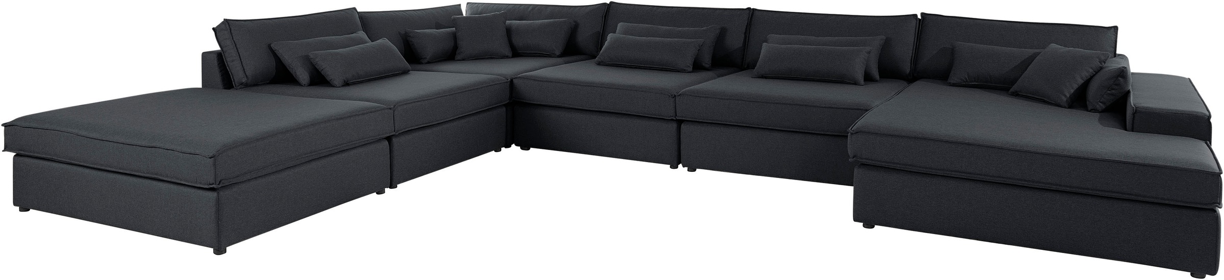 OTTO home Wohnlandschaft "Enid U-Form" 6 Teile, bestehend aus Modulen, in v günstig online kaufen