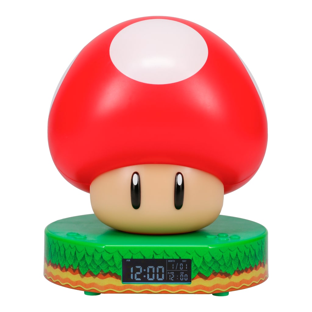 Paladone Wecker »Super Mario Pilz Mushroom digital Wecker«