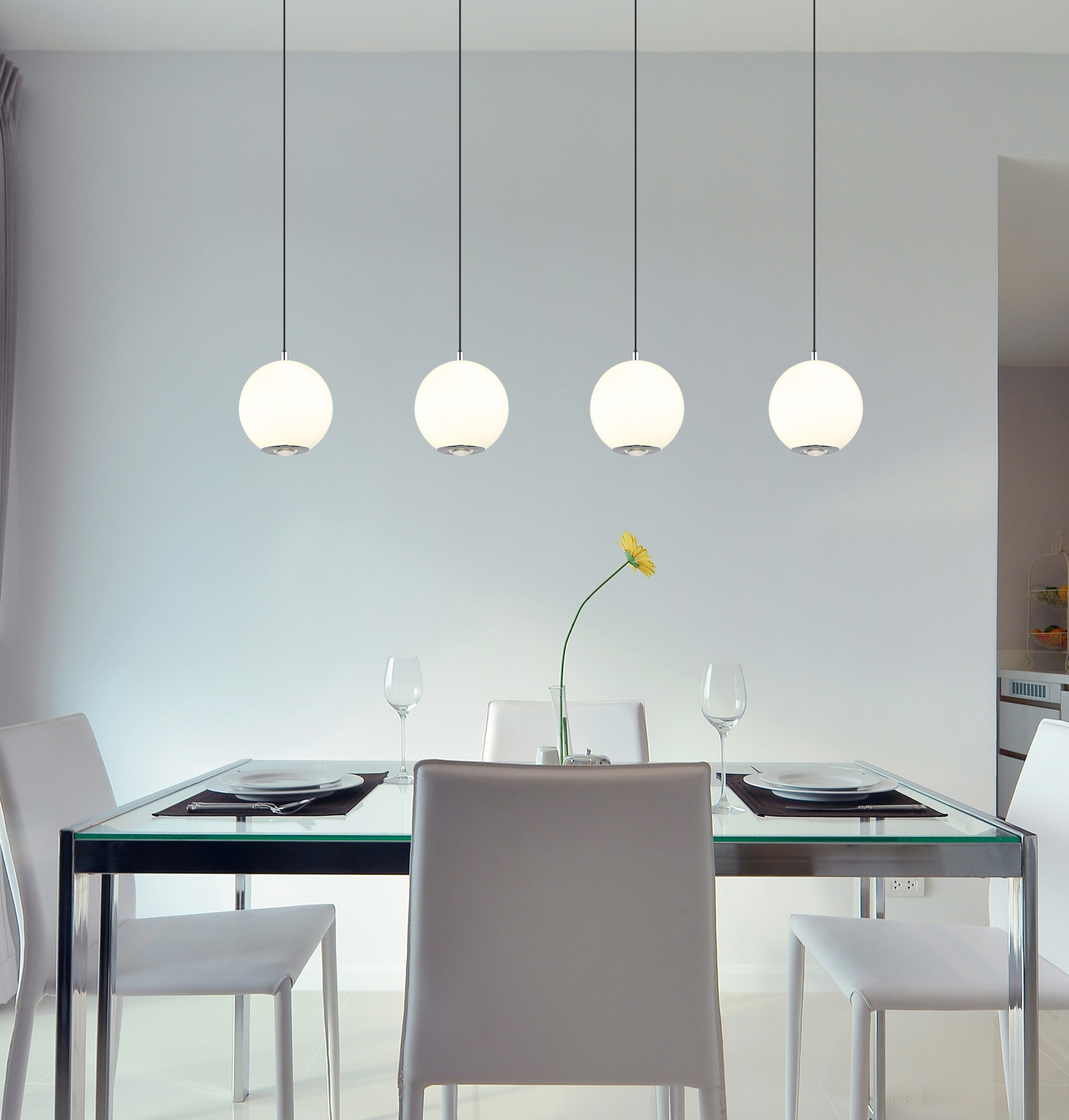 GLOBO LIGHTING Hängeleuchte »SIMMONS« LED-Modul 1 Stk. warmweiß - kaltweiß Hängelampe Esszimmer-Leuchte Esstischleuchte Wohnzimmer